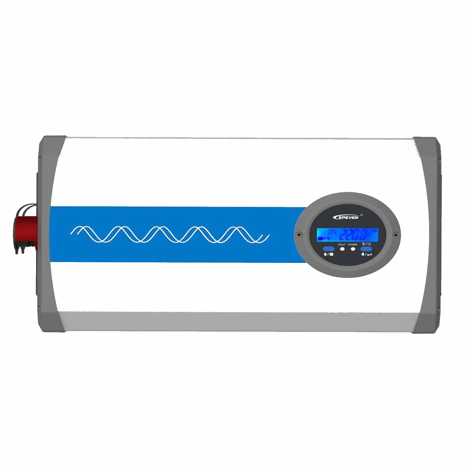 EPEVER IP5000-42 Plus, 5000W 48VDC do 230VAC Pure Sine Wave z wyświetlaczem LCD jest idealna do awaryjnego oświetlenia domowego, pojazdów i nie tylko.