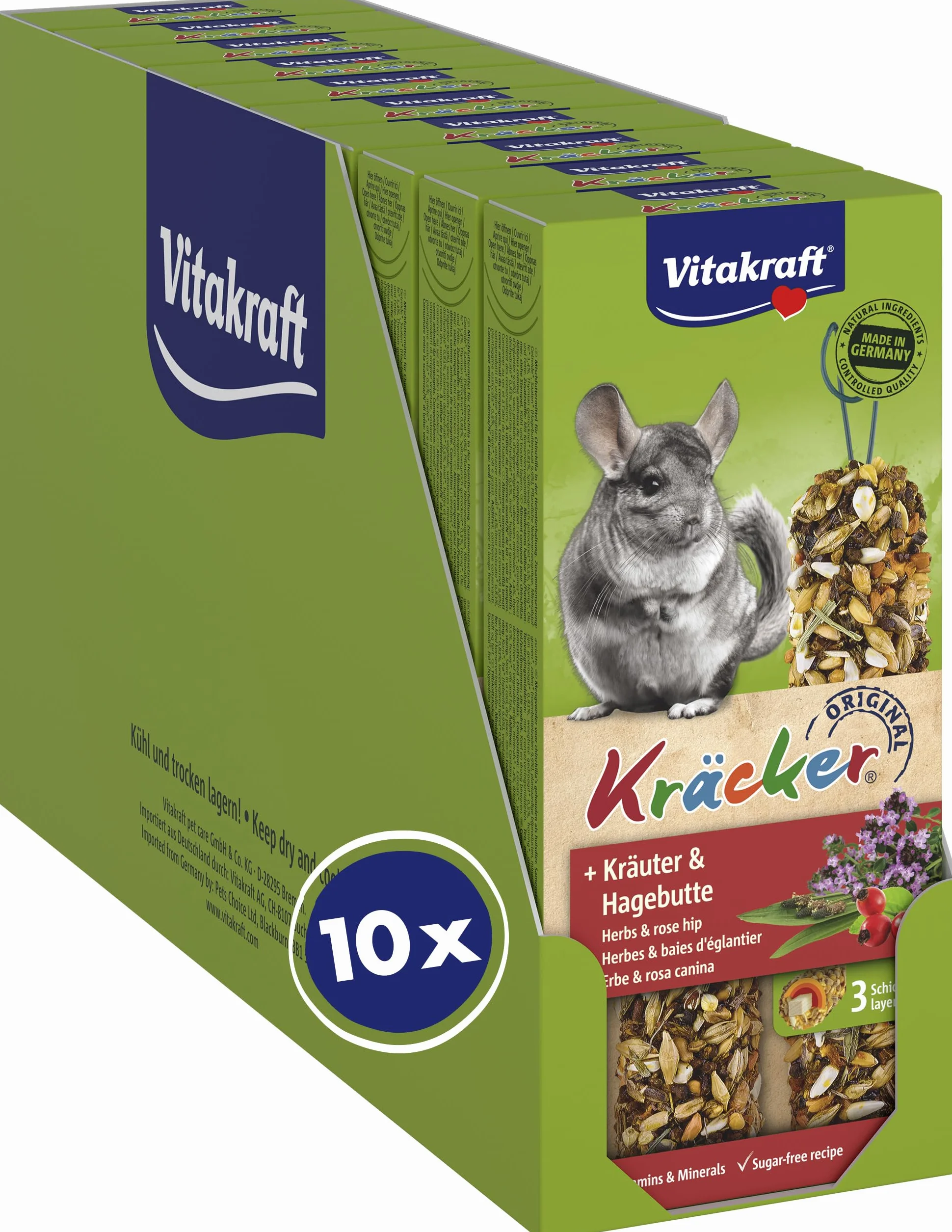 Vitakraft Krajalnica do szynszyli, 10 sztuk (10 x 160 g)