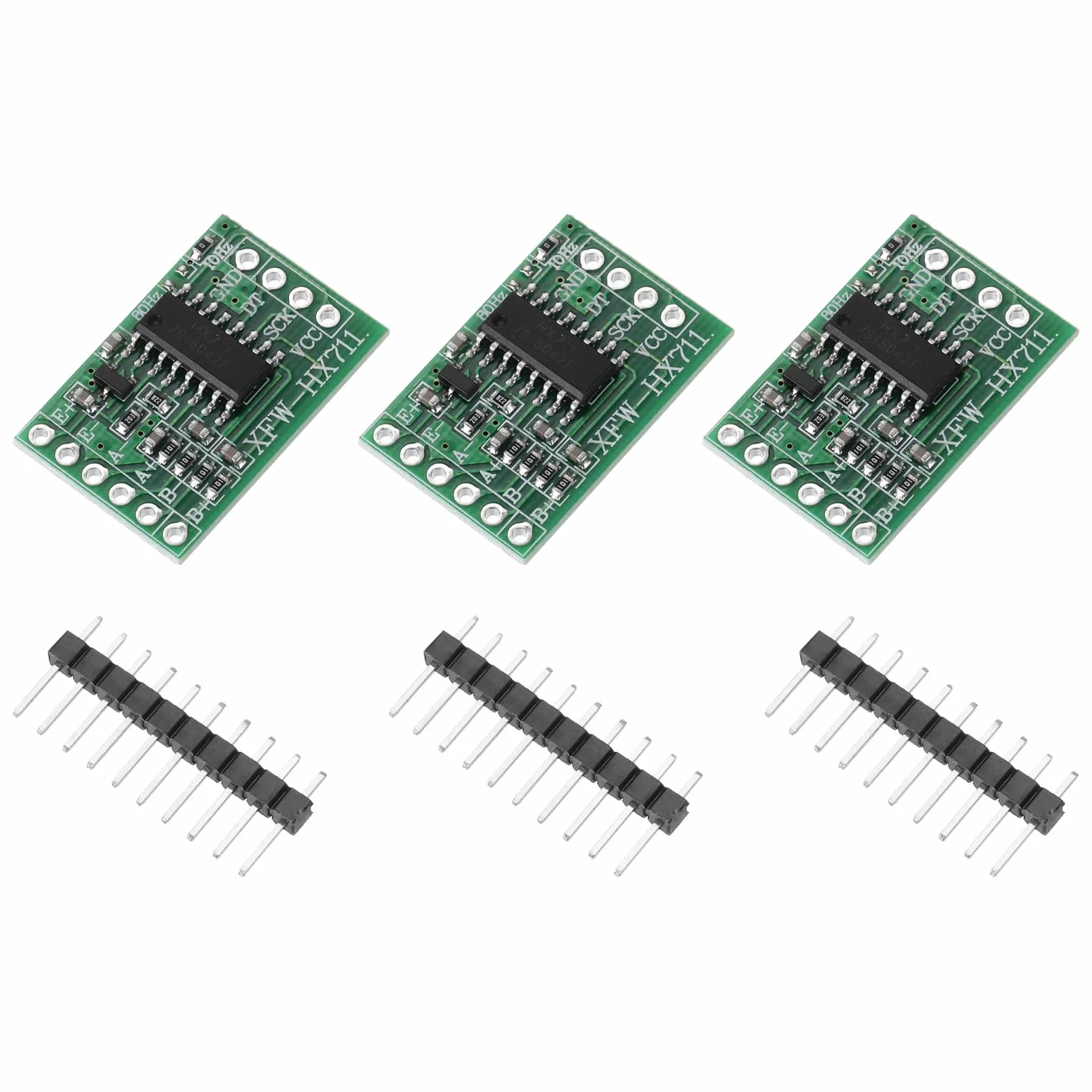 QUARKZMAN Hx711 24-bitowy podwójny kanał precyzyjny czujnik ważenia A/D moduł 16x24 mm
