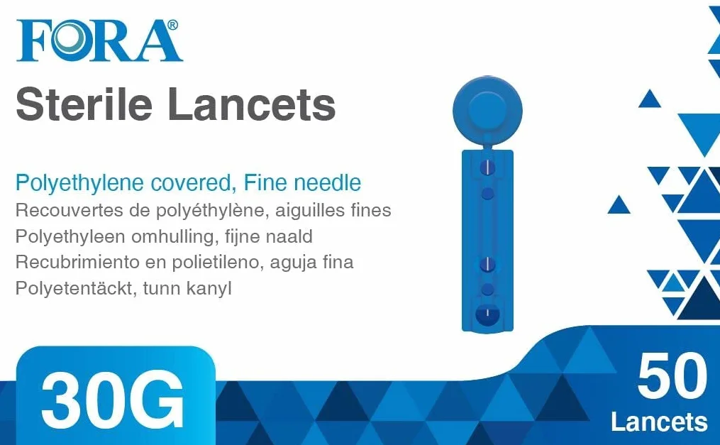 Sterylne lancety 30G 50 szt.