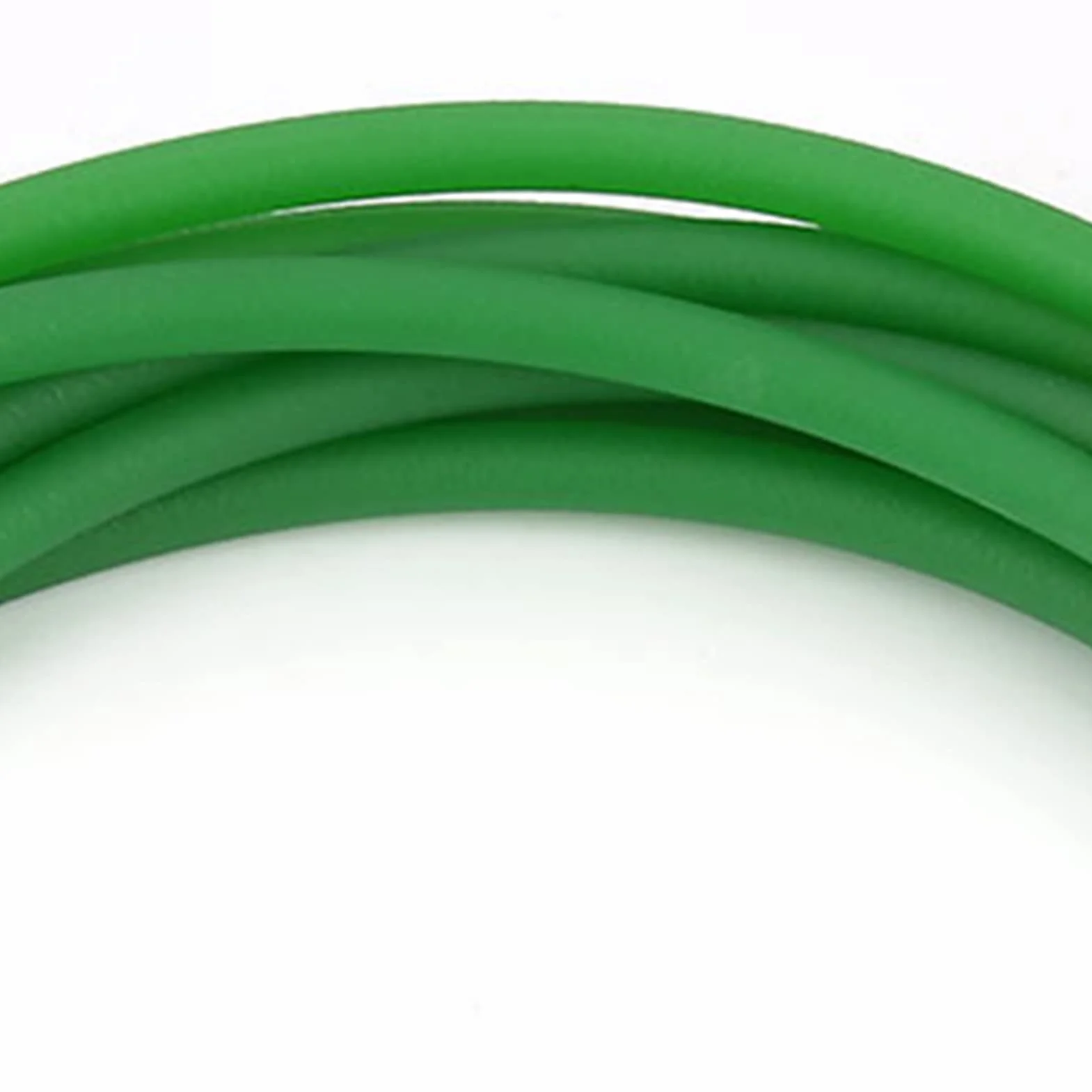 Okrągły pasek PU z szorstką powierzchnią Pasek napędowy PU do napędu (zielony) (8 mm * 5 m)