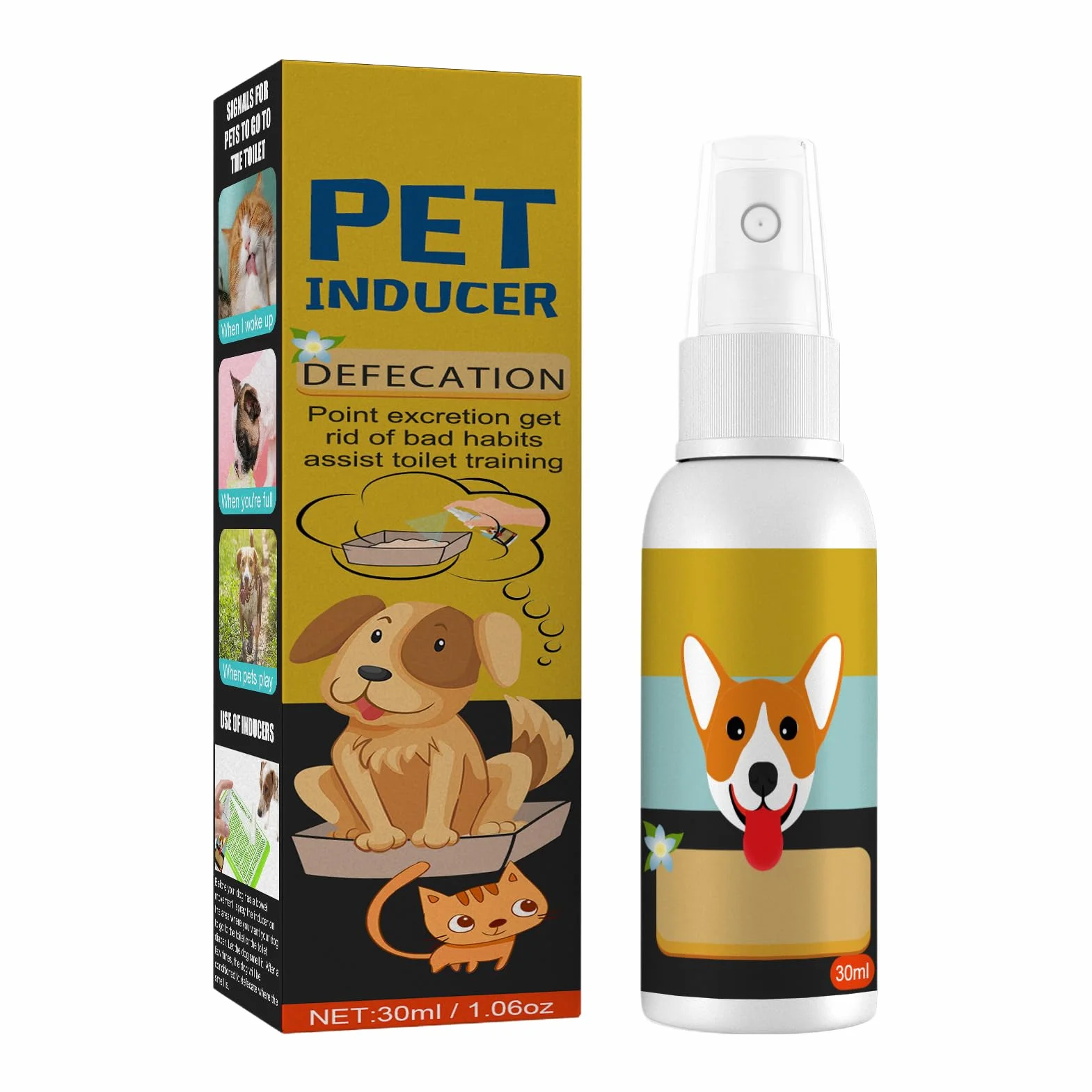 Spray do treningu dla psów 30 ml naturalny bezpieczny do domu i na zewnątrz