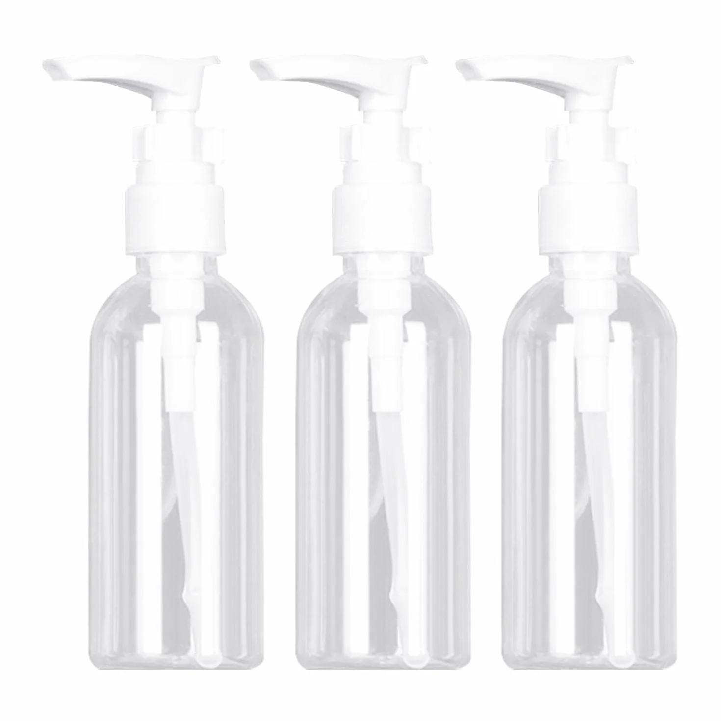 3 butelki na balsamy, przenośne dozowniki balsamu, dozownik 100 ml, mini dozownik mydła, butelka z pompką do wyciskania, butelka wielokrotnego użytku