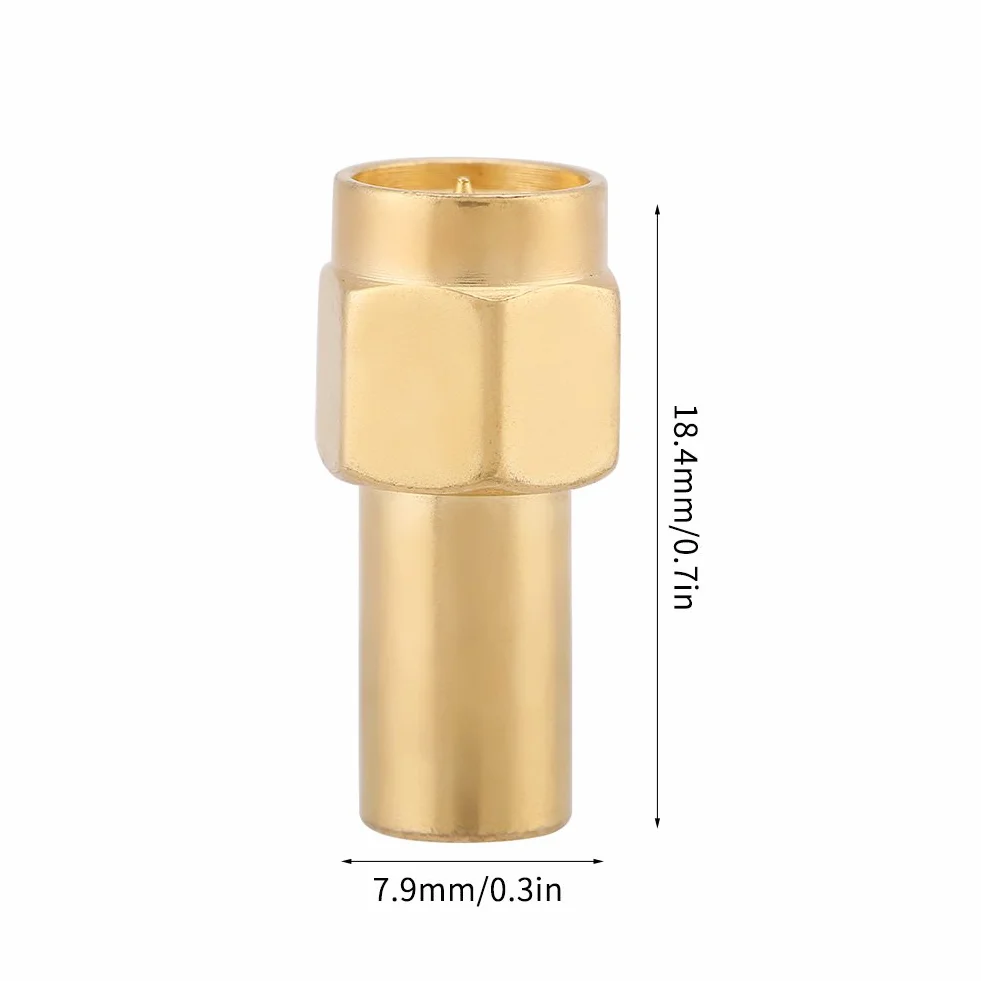SMA Male Connector RF Coaxial Matched Terminator Termination 50 Ohm 2W, 5 Stück