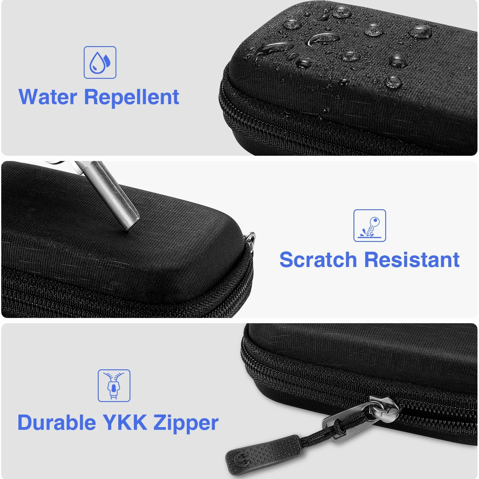 SITHON Torba na Beurer BR 90 BR 60 BR 10 uzdrawiacz ukąszeń owadów, twarda obudowa podróżna, etui kompatybilne również z IEA/Pattler/MYCARBON (Tylko torba! Bez uzdrawiacza ukąszeń owadów!), czarny