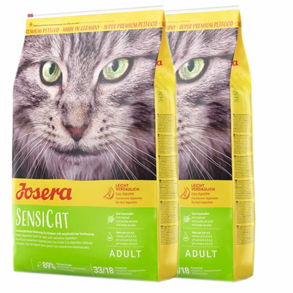 2 x 10 kg Josera SensiCat NOWY
