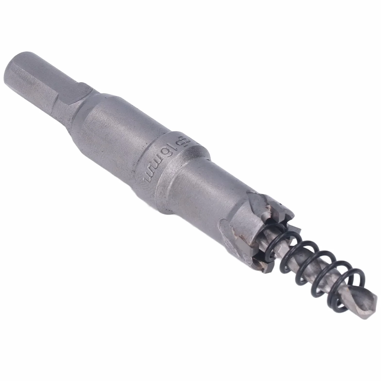 Otwornica 16-20mm Otwornica z węglików spiekanych Bit TCT Gruby zestaw do wycinania otworów w metalu z wiertłem rdzeniowym z kluczem sześciokątnym (16mm)