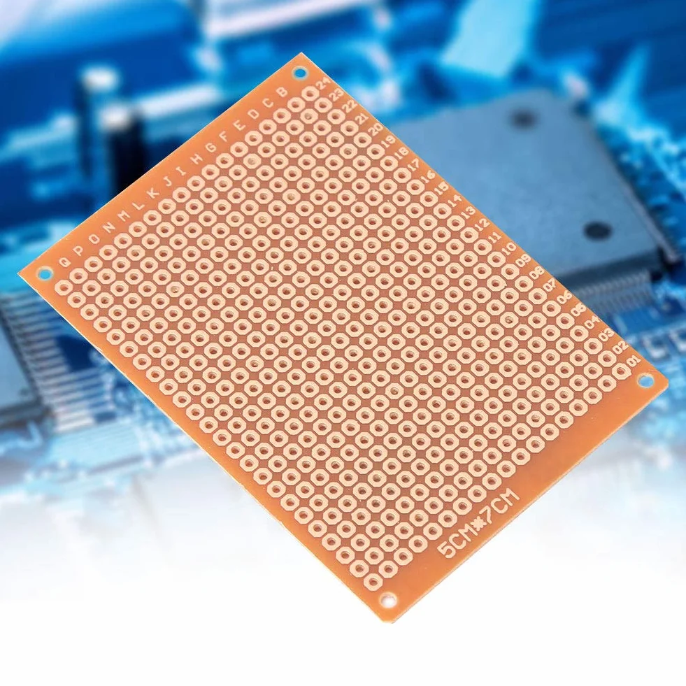 Płytka prototypowa PCB 5x7 cm bakelit jednostronna uniwersalna bez lutowania