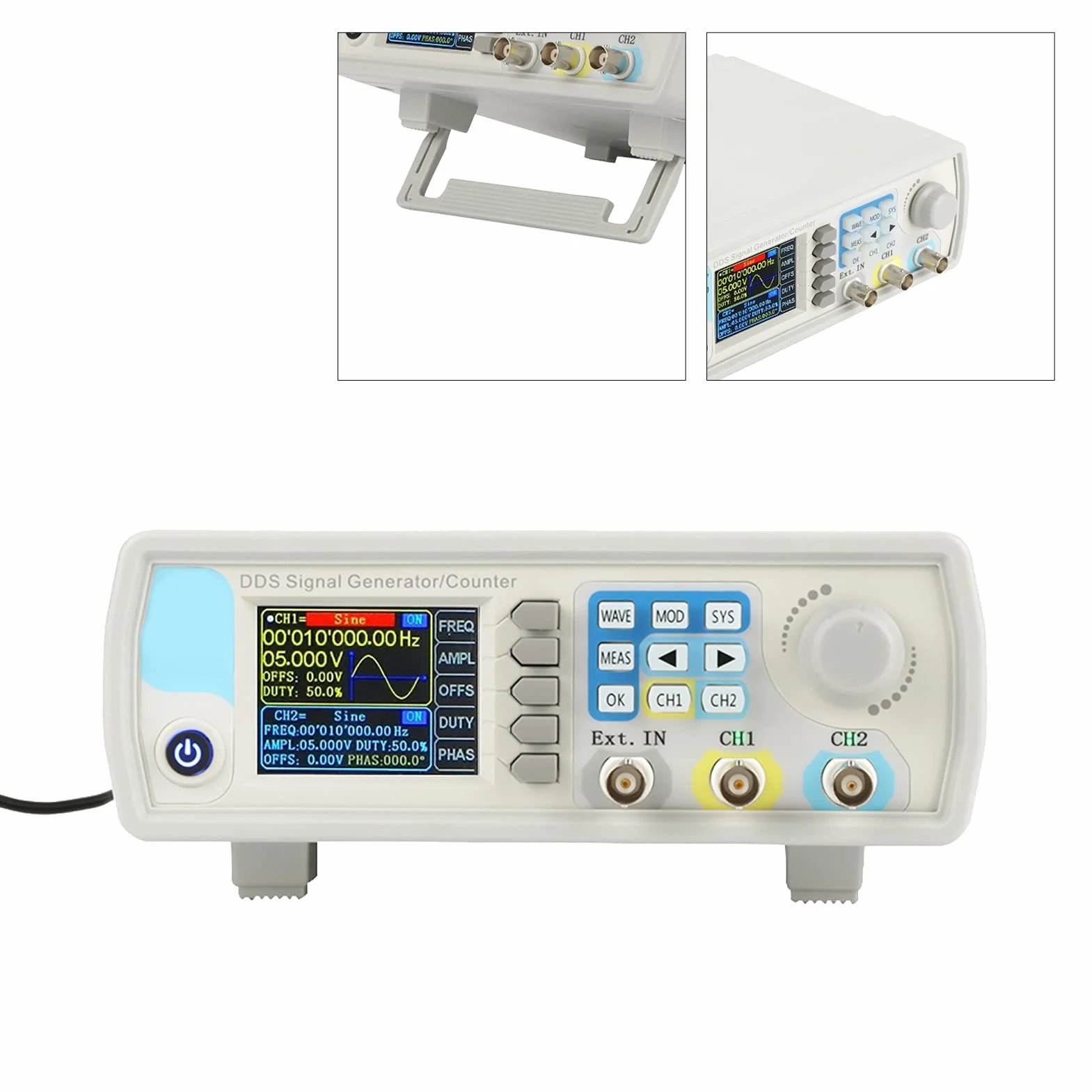 JDS6600 Generator Sygnału DDS 60 MHz Dwukanałowy Arbitralny Przebieg