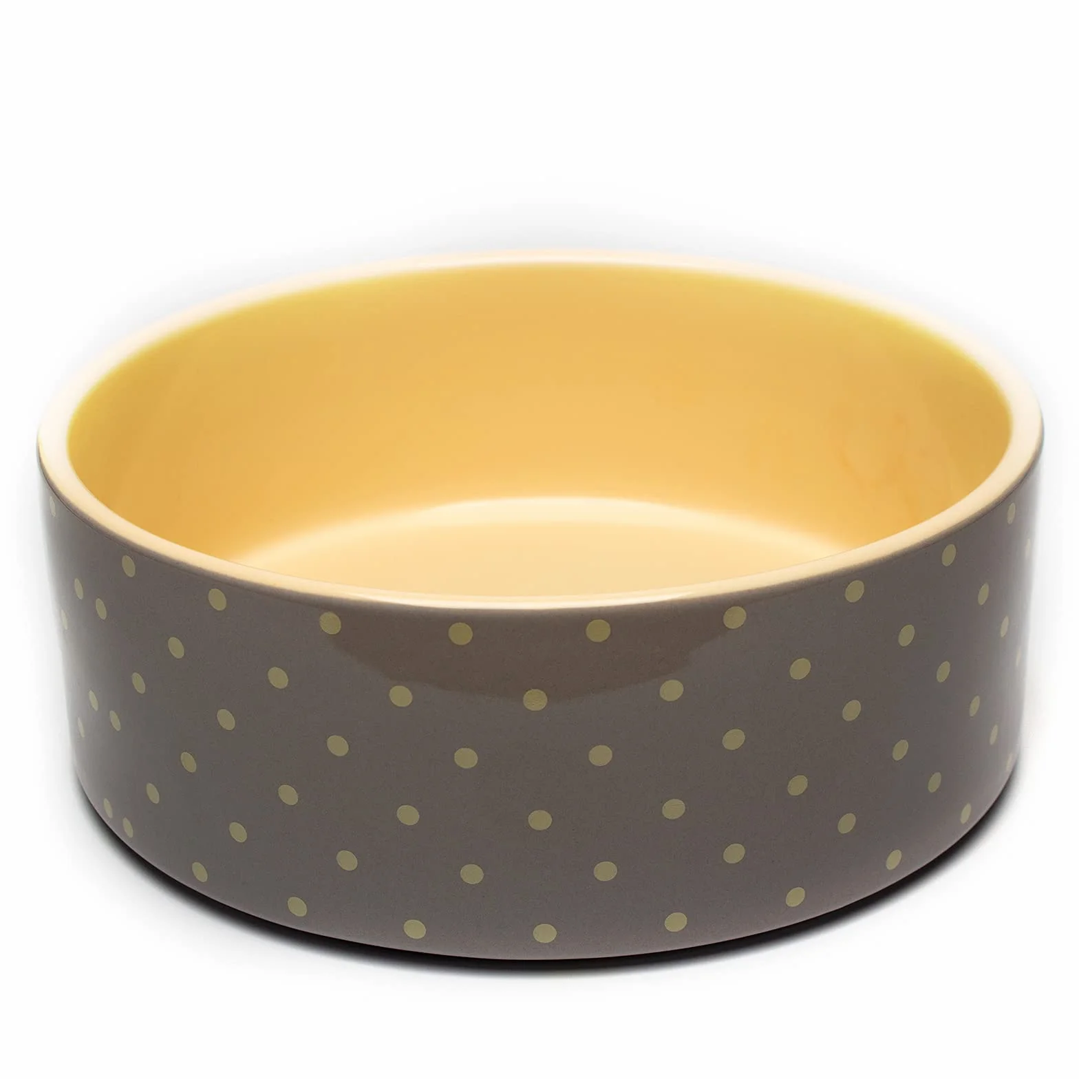 Petface Ceramiczna miska z szarymi punktami, 13 cm