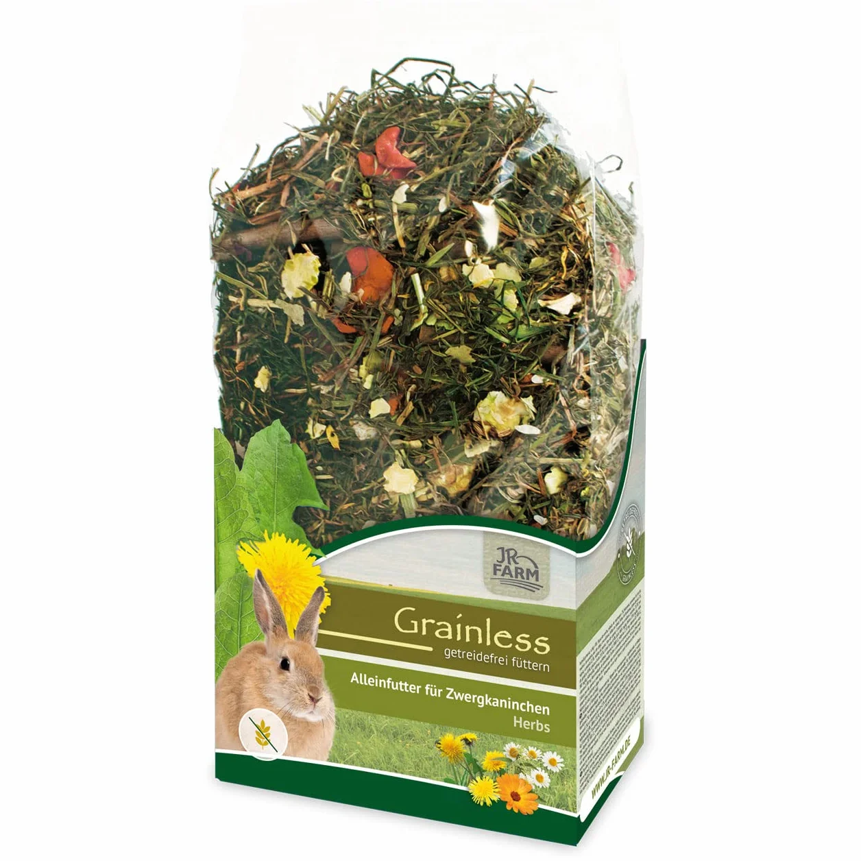 JR Farm Grainless Herbs królik miniaturowy 400 g