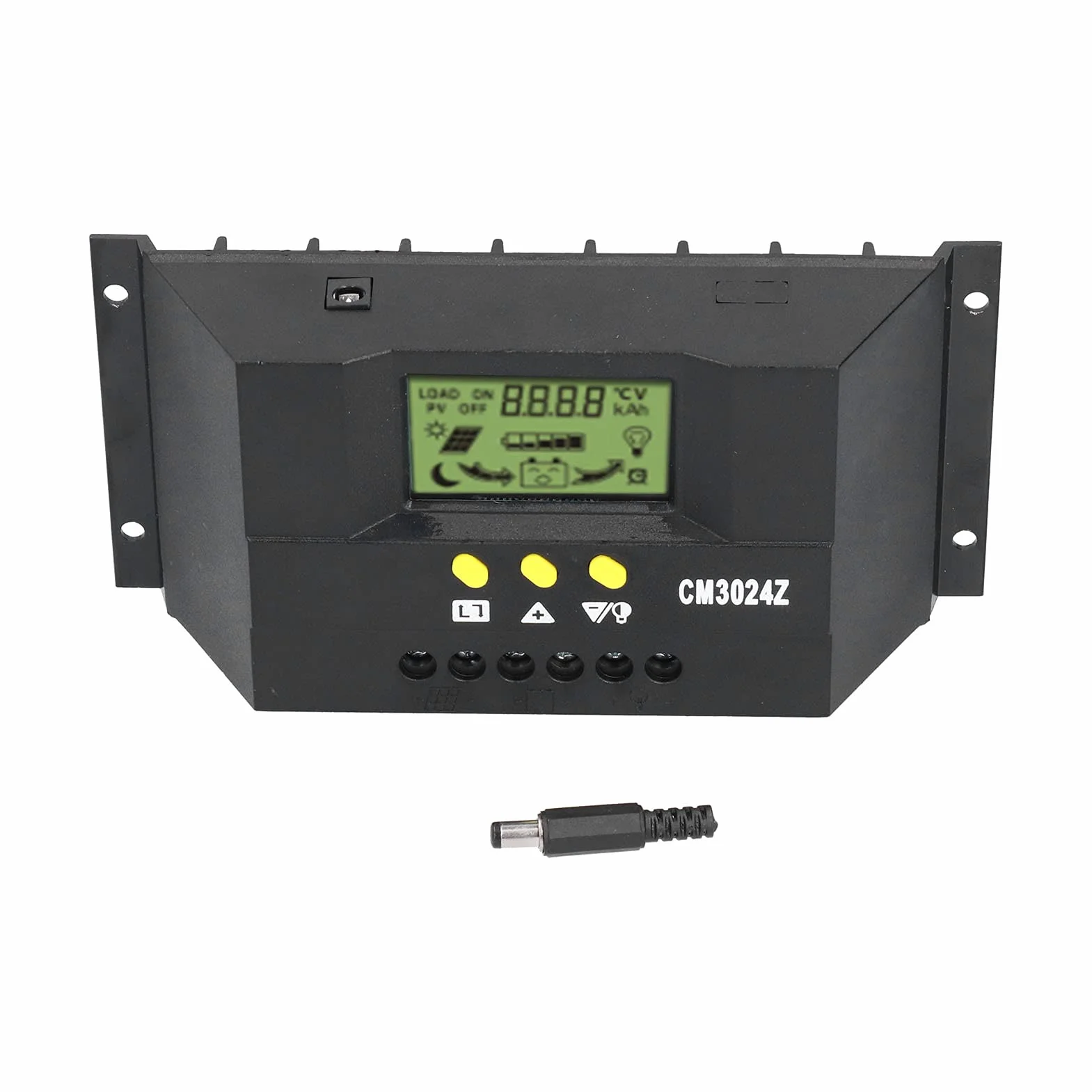 Regulator Ładowania Słonecznego PWM 30A 12V/24V z Ekranem LCD Automatyczna Identyfikacja Napięcia