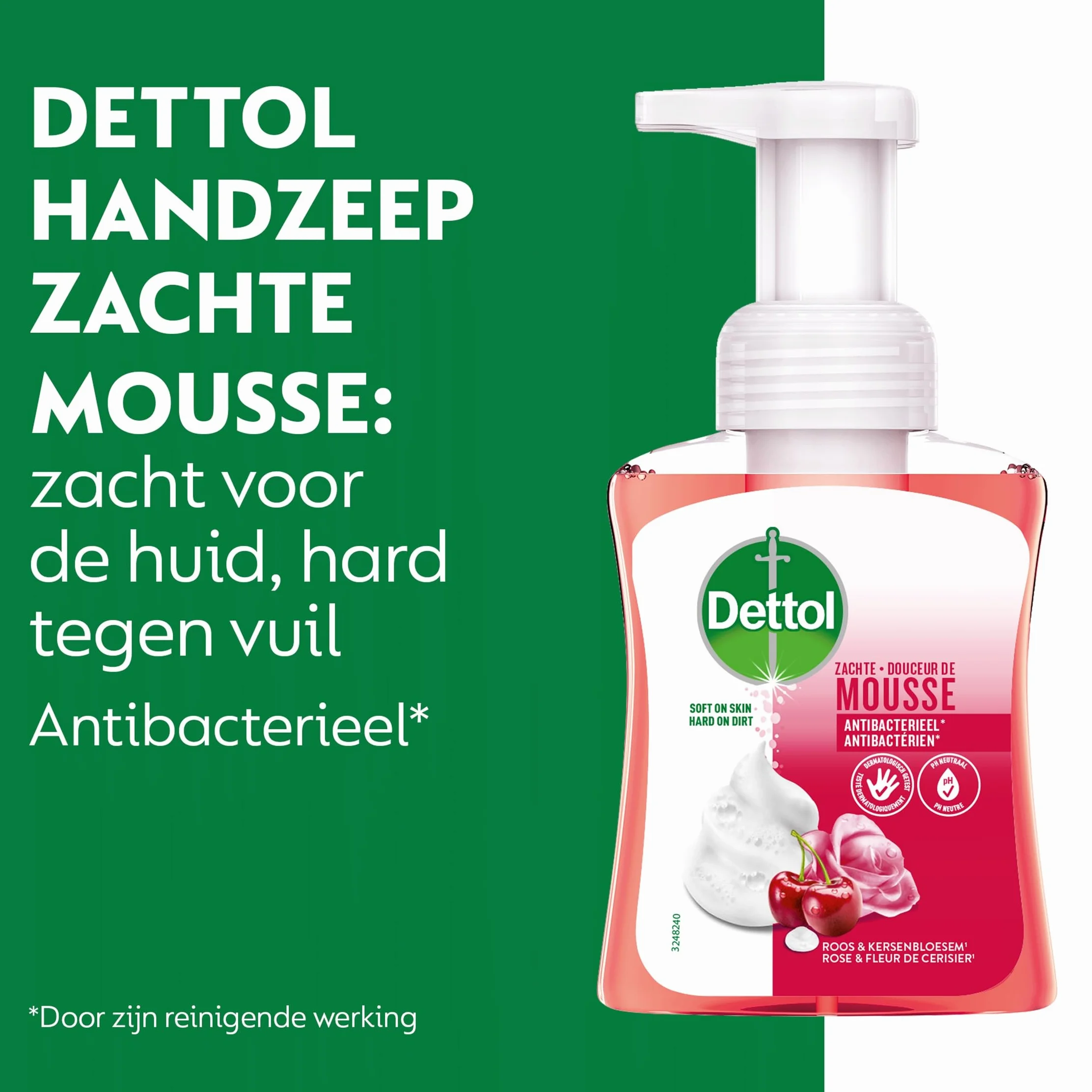 Dettol mydło do rąk pianka miękki mus róża i kwiat wiśni zapach 6 x 250 ml opakowanie zbiorcze