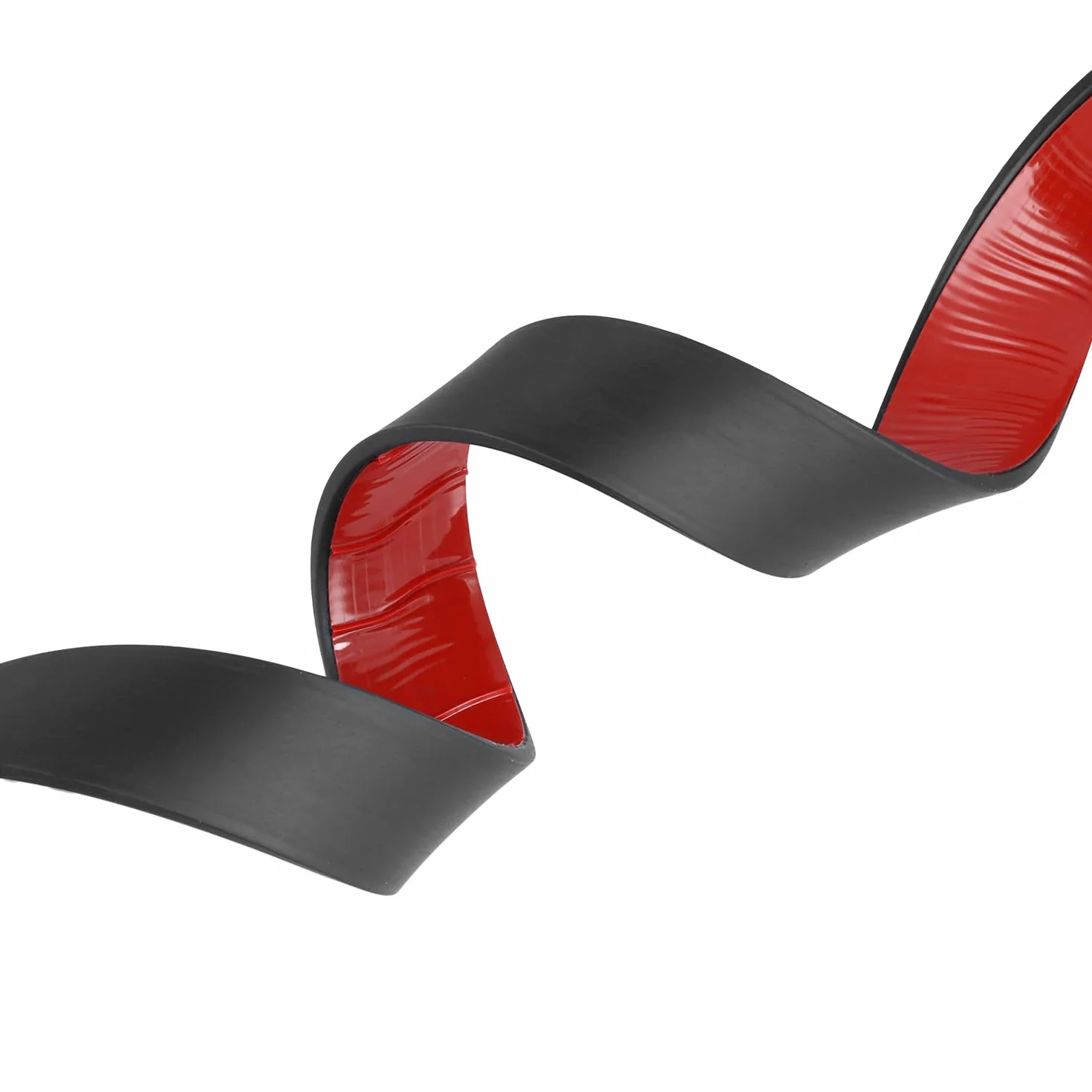 QWORK® Samoprzylepna taśma gumowa 3 m, 25 mm x 3 mm, z neoprenu, elastyczny i trwały profil gumowy dla ochrony, izolacji i antypoślizgowości