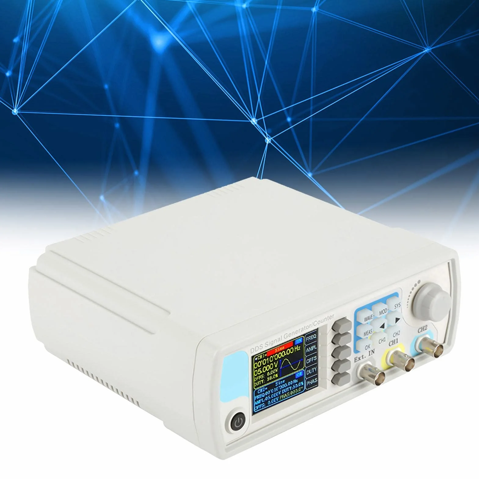 JDS6600 Generator Sygnału DDS 60 MHz Dwukanałowy Arbitralny Przebieg