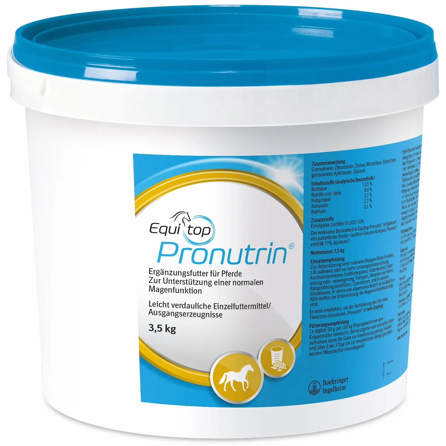 Boehringer-Ingelheim Unisex's BIH0030 Equitop Pronutrin, przezroczyste, regularne