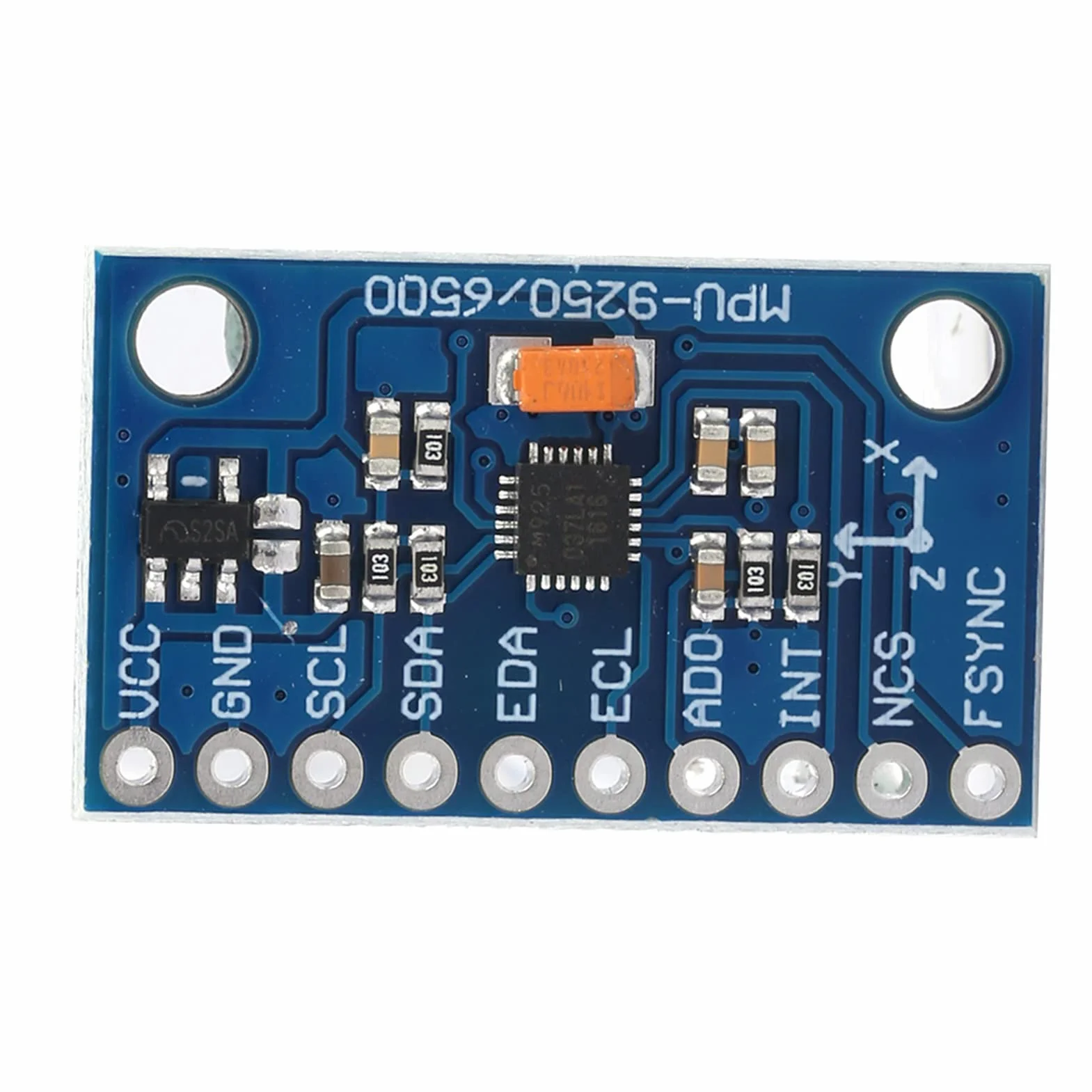MPU-9250 GY-9250 9-osiowy 16-bitowy czujnik magnetyczny z przyspieszeniem żyroskopu, wbudowany 3-osiowy żyroskop, przyspieszenie i mag, ± 250 500 1000 2000°/s zakres, ± 2±4±8±16 g