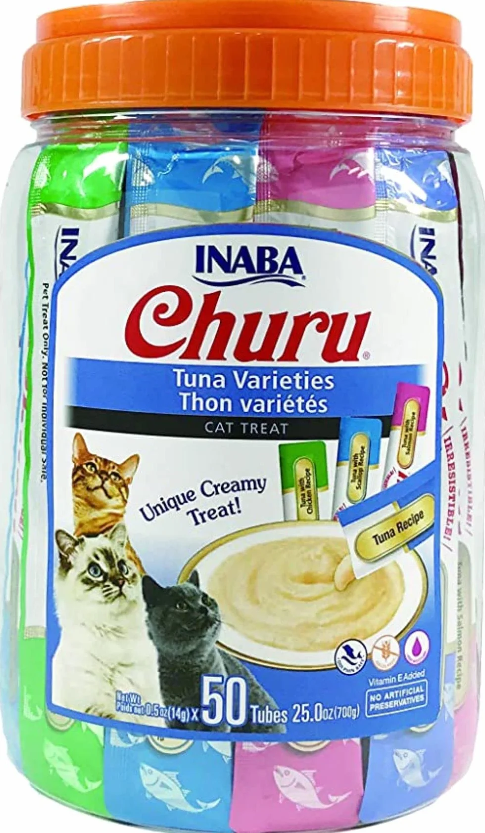 Inaba Churu Przekąska dla Kotów, Tuńczyk, 50 x 14 g