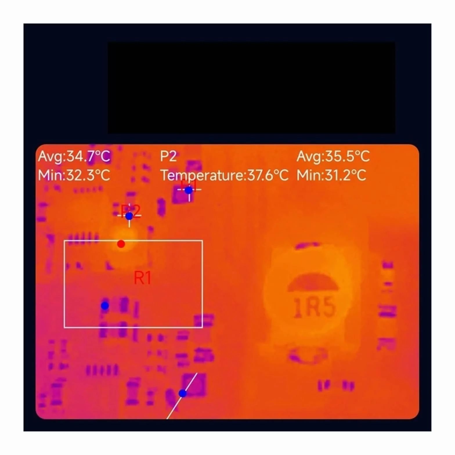 Komercyjna kamera termowizyjna Kamera termowizyjna do telefonu 256x192 25 Hz Obwód PCB Test przemysłowy Temperatura rury ogrzewania podłogowego Kamera na podczerwień do inspekcji budynku (kolor: P4,