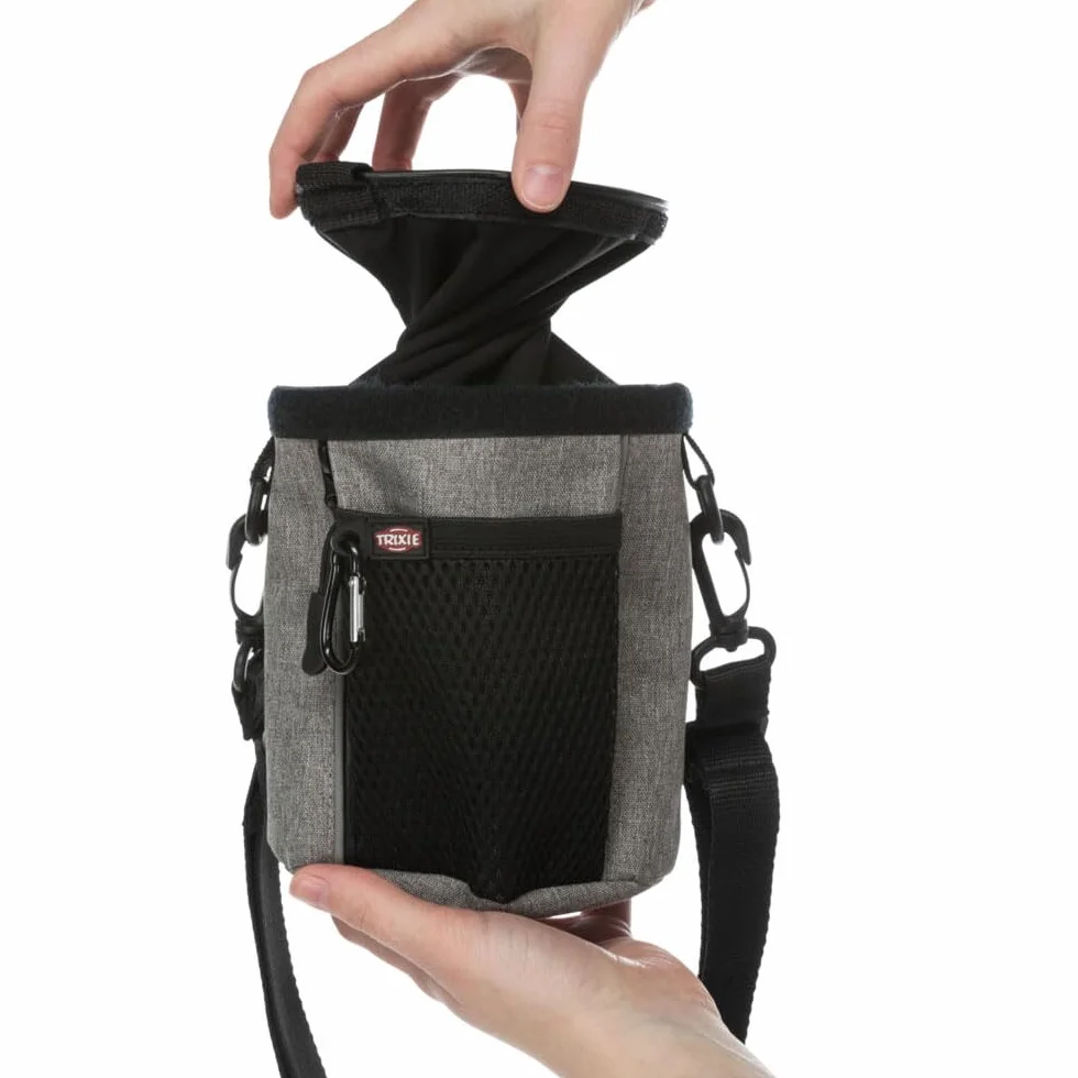 Trixie Multi Twist Torba na Przekąski, Czarny, ø 12 × 17 cm