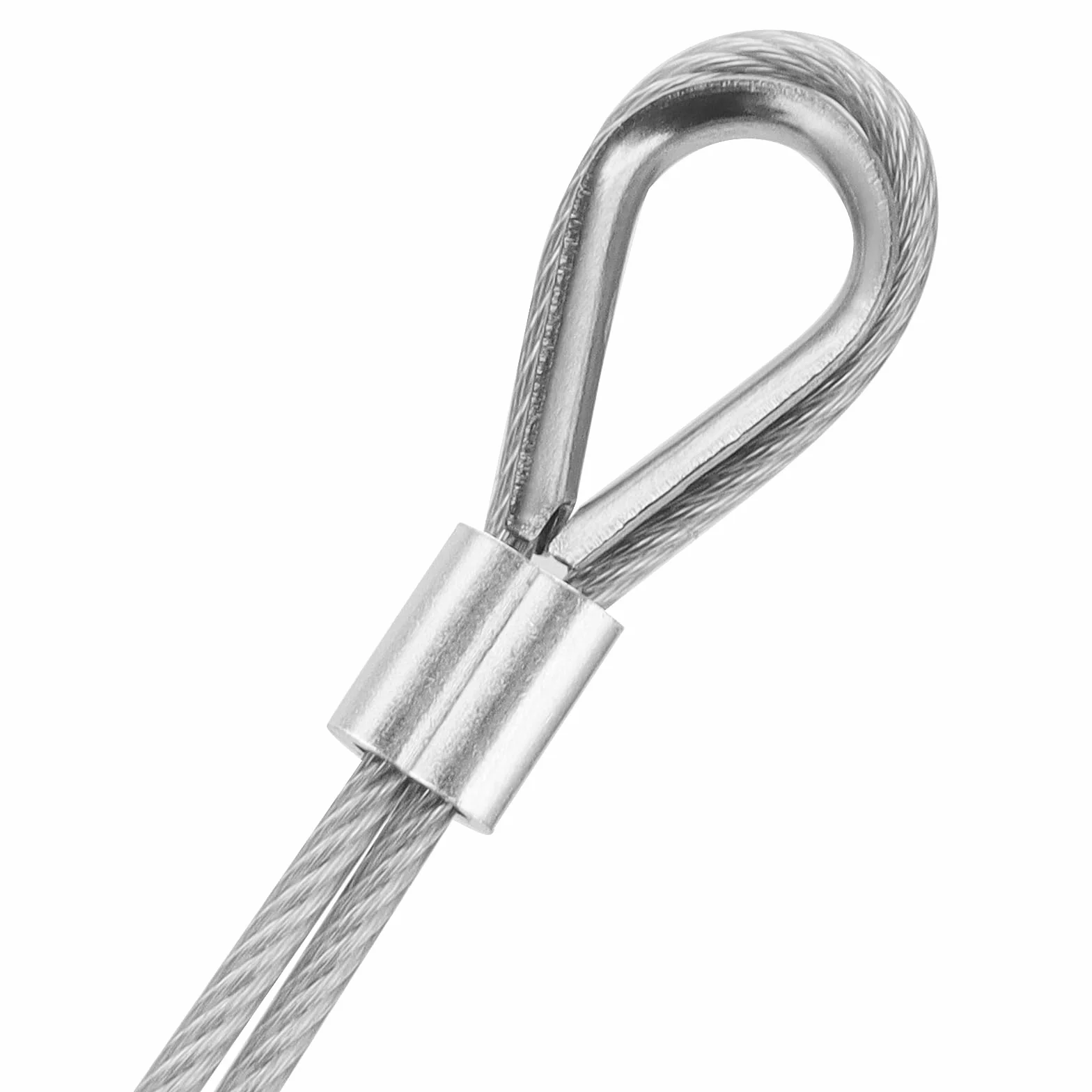 Lina druciana 2 mm, 70 m linka stalowa os?oni?ta, stal nierdzewna 304, linka druciana z tulejami aluminiowymi i lin? drucian?, drut ze stali nierdzewnej, linka napinaj?ca ze stali nierdzewnej,