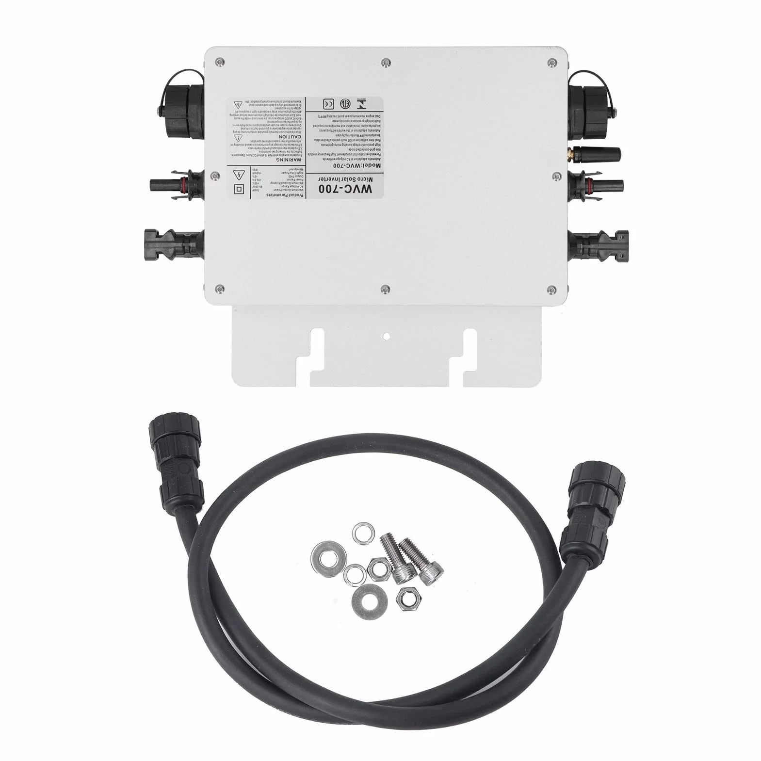 700W Micro Inverter Solar Grid Tie Microinverter IP65 Wifi Control Self Cooling 120/230V Automatyczna Identyfikacja Falowniki Mocy