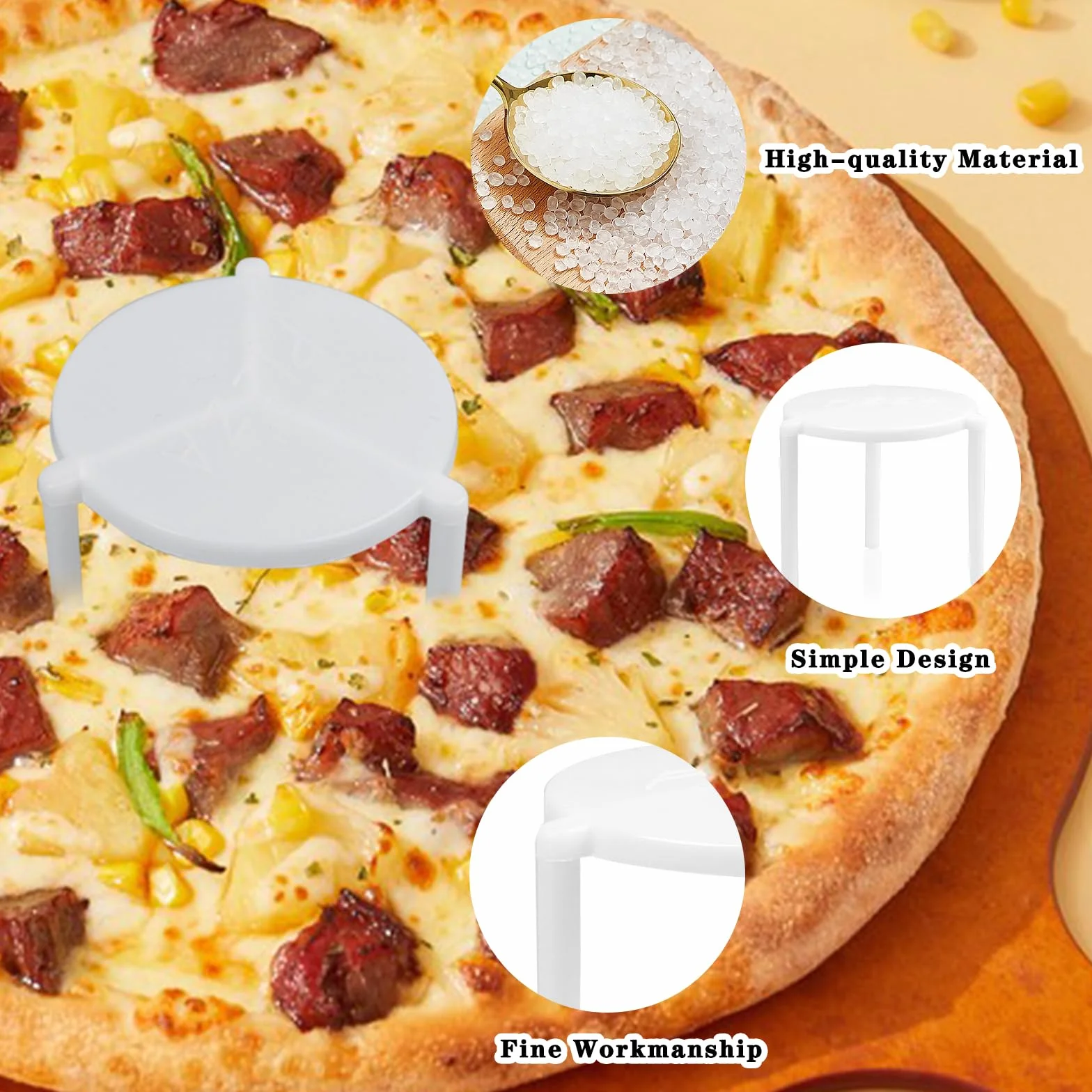 Stojak na pizzę 50 sztuk do domu restauracji pudełka cateringowego