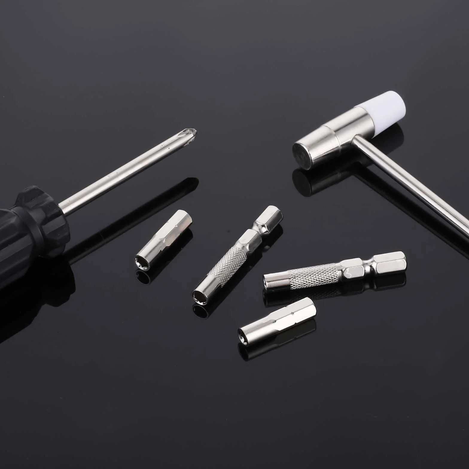 Adapter do bitów sześciokątnych 1/4 cala 6,35 na 4 mm końcówki wkrętakowe