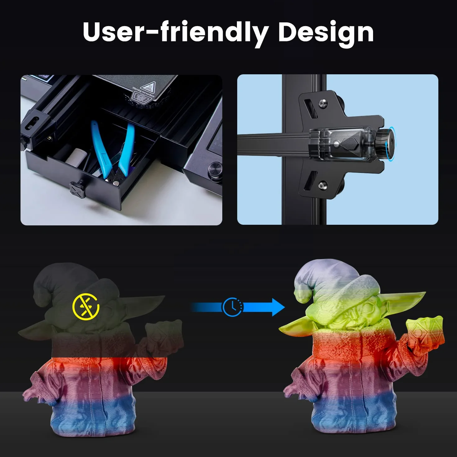 Creality Drukarka 3D Ender-3 V2 Neo, CR Touch, wytłaczarka metalowa, magnetyczna płyta PC