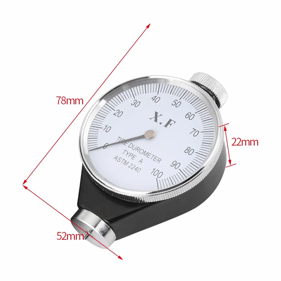 Yosoo Health Gear Durometr Twardości Typ A Cyfrowy Miernik Skala 0-100 Stopni