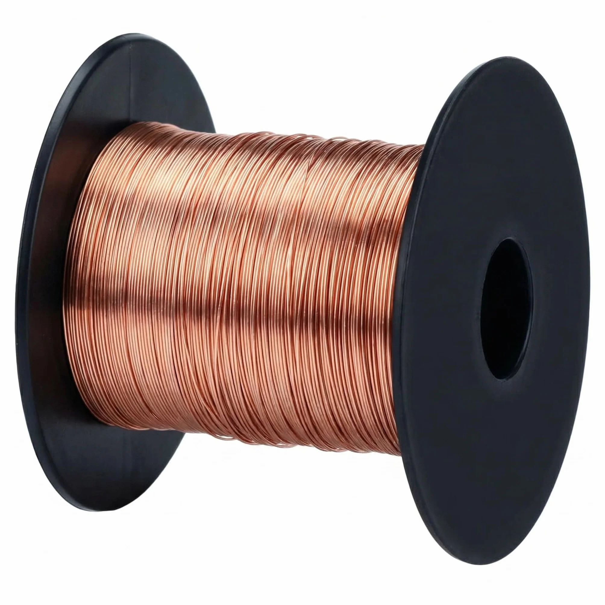 QWORK® T2 drut miedziany 0,3 mm x 100 m, 99,9% czysty drut miedziany do transformatorów, cewek i silników, majsterkowania