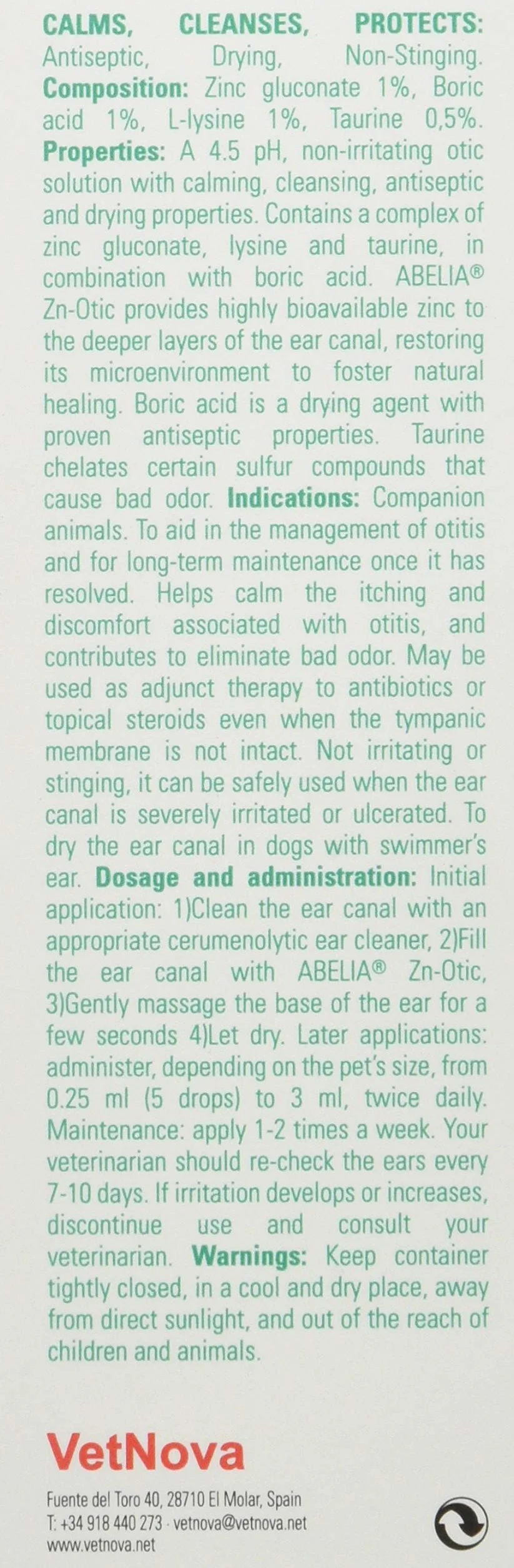 ABELIA® Zn-Otic
