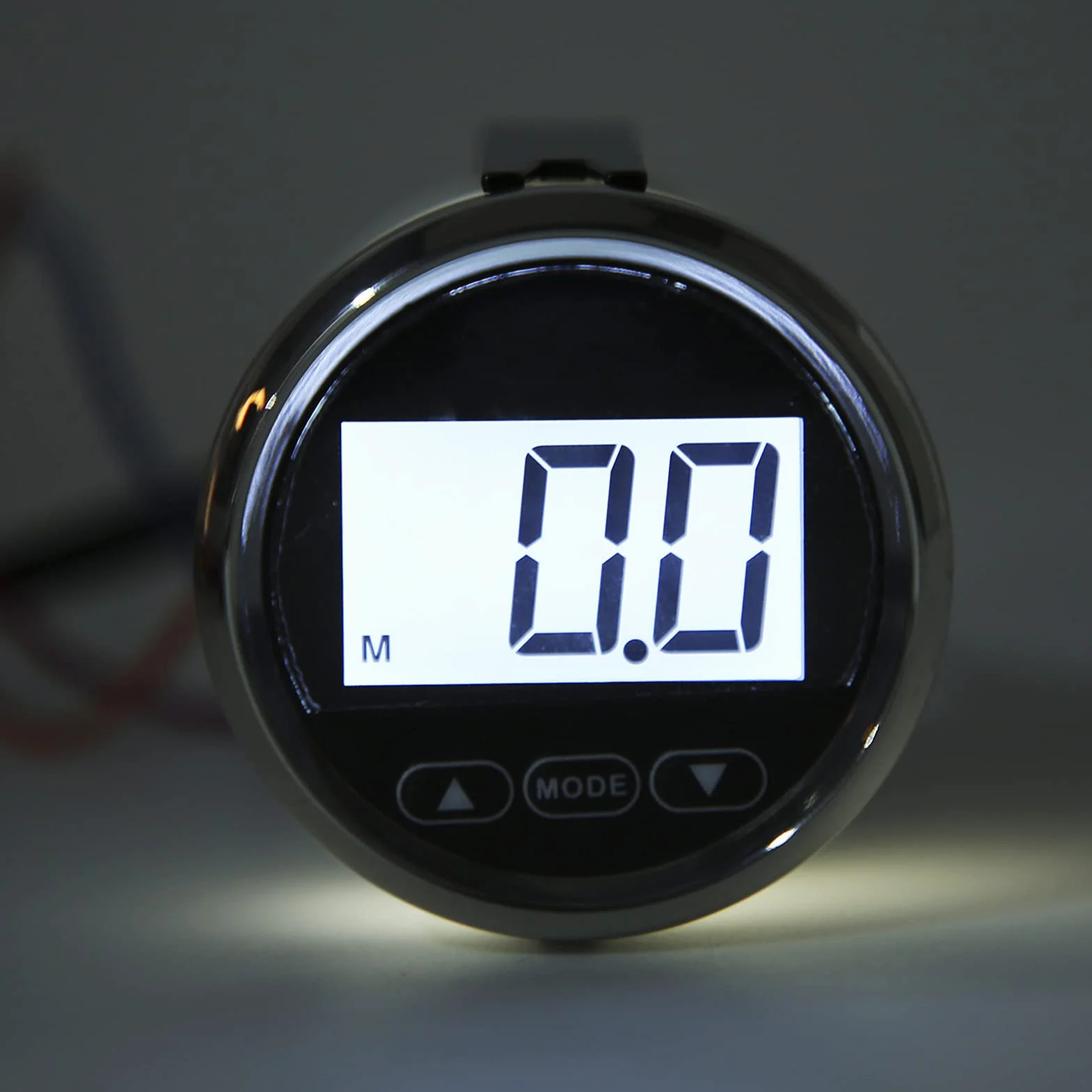 Miernik Głębokości 52mm Głębokościomierz Morski 100m Wodoodporny Białe Podświetlenie