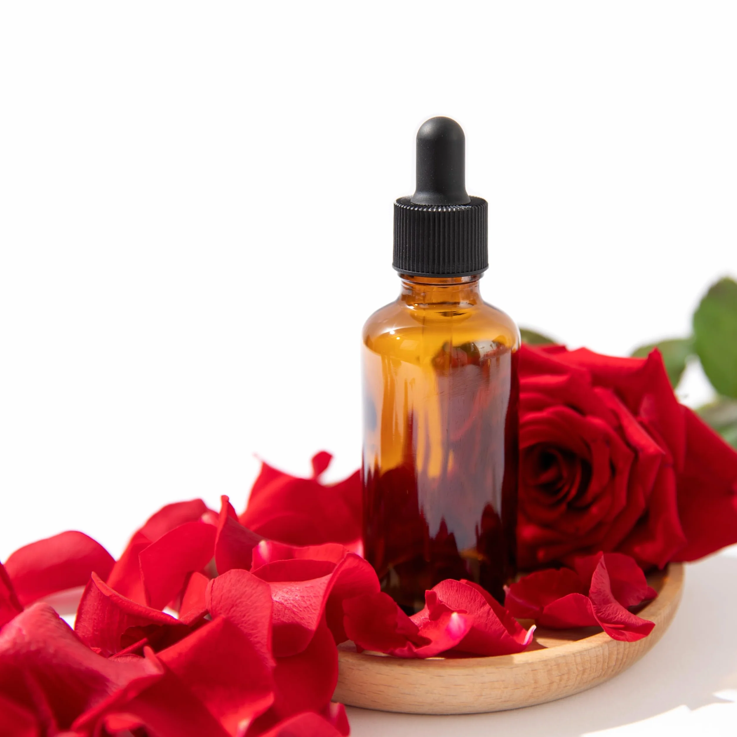 Magic Season Butelki na olejki eteryczne - bursztynowe / 50 ml z zakraplaczem/2 szt