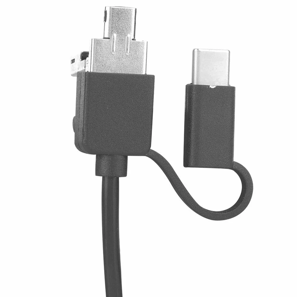 Endoskop USB 5,5 mm Boroskop Inspekcyjny Wodoodporny 3 w 1 z Kamerą Snake 6LED 5 m dla Smartfonów – Przewód Elastyczny do Diagnostyki i Kontroli Trudno Dostępnych Miejsc
