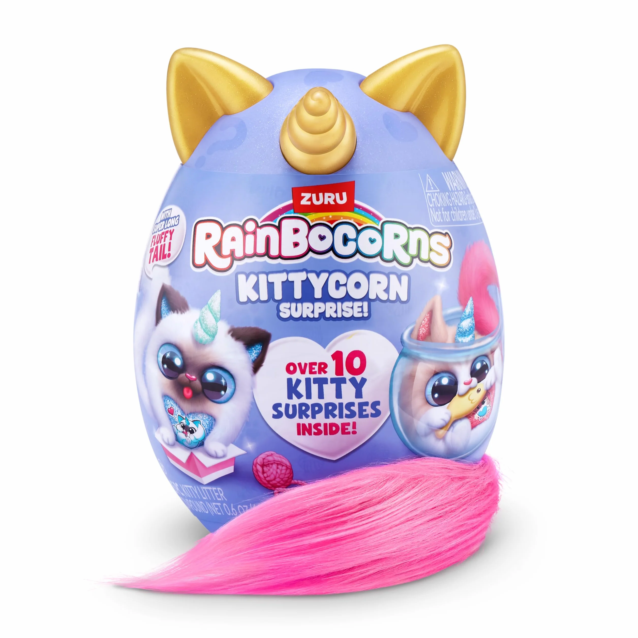 Rainbocorns 92104H Kittycorn Surprise, seria 3, Norwegian Forest Cat (Astrid), rozmiar S (21,5 cm)