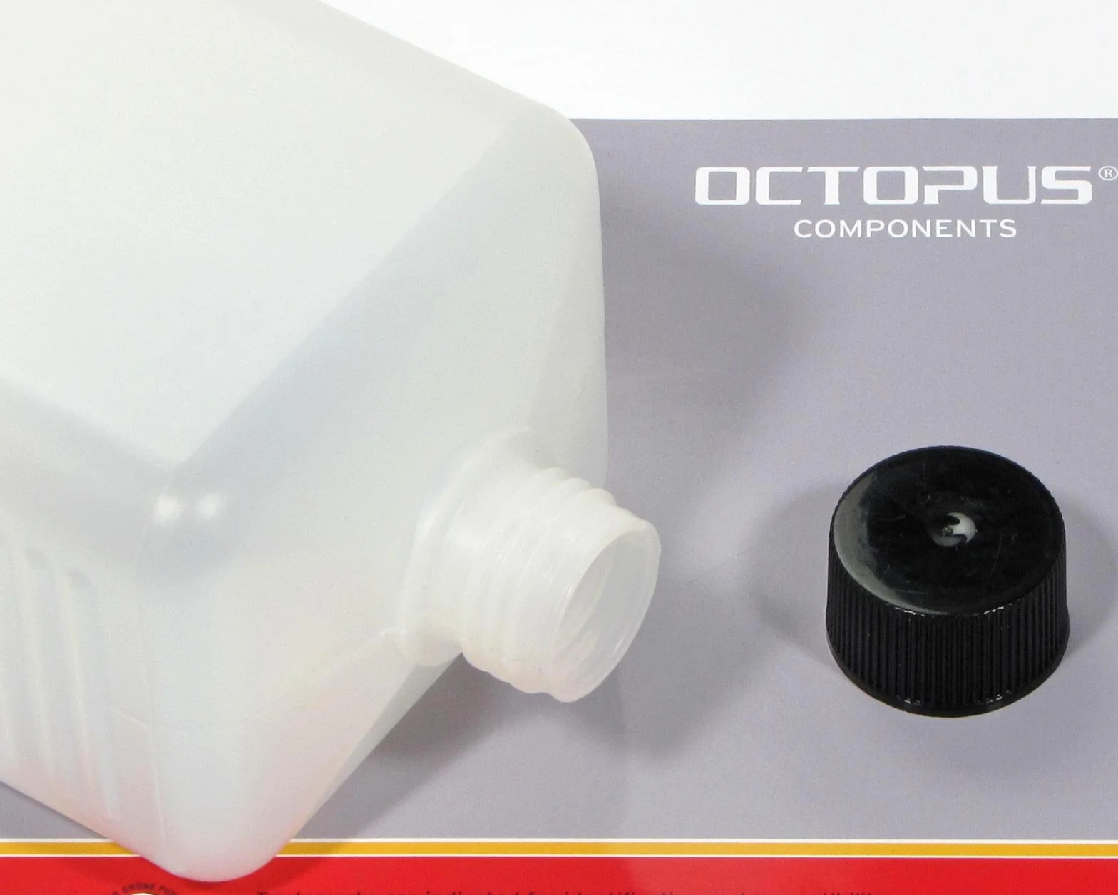 Octopus 10 x 1000 ml butelka plastikowa HDPE z czarnymi zakrętkami, puste butelka 1 l z zakręcanymi pokrywkami