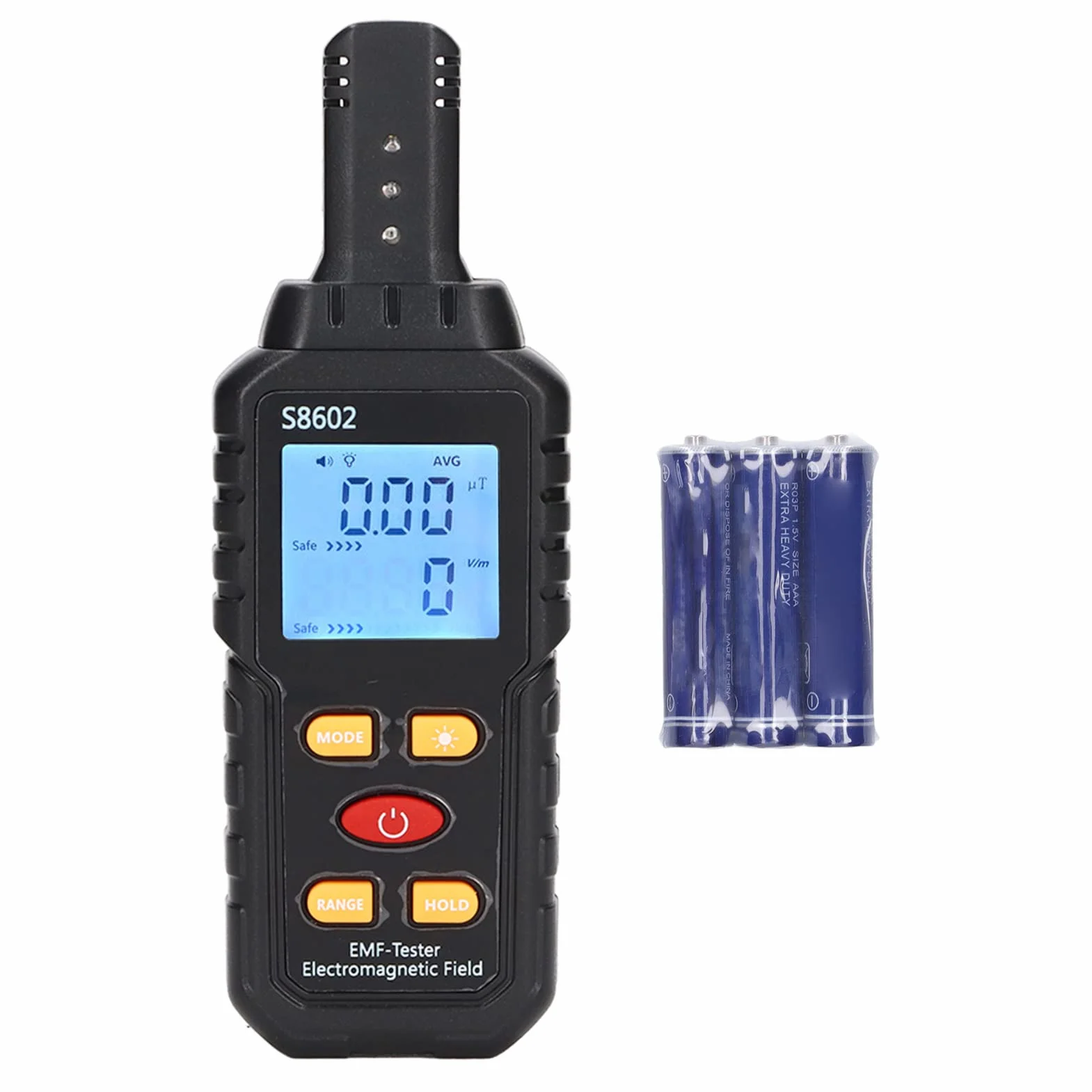 Detektor EMF Promieniowania Elektromagnetycznego Miernik Pola Magnetycznego Cyfrowy Licznik Geigera Beta Gamma X Ray Ręczny