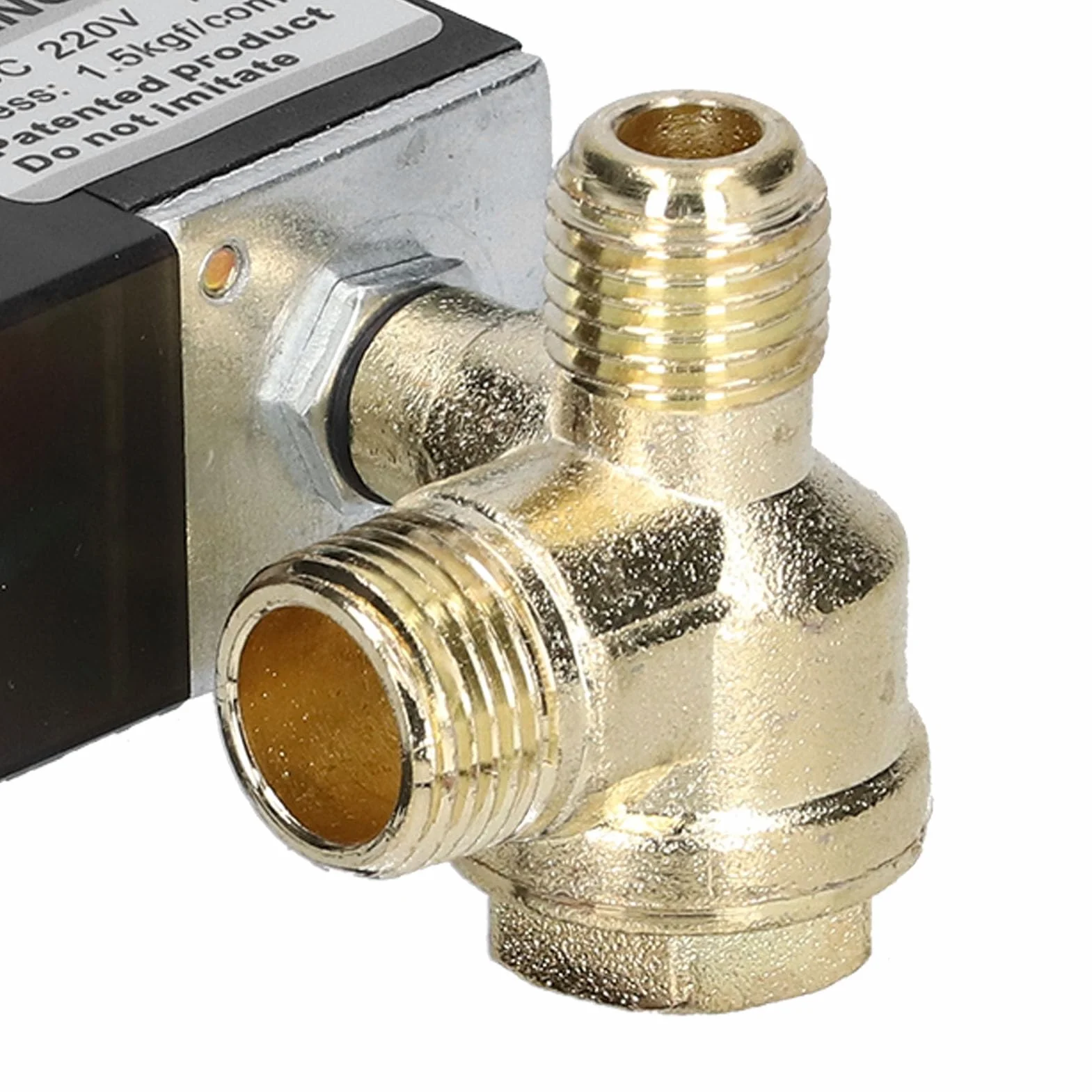 AC/DC 220V Elektryczny Zawór Elektromagnetyczny z Opóźnieniem Zaworu Zwrotnego Cichy Zawór Elektromagnetyczny do Akcesoriów do Pomp Sprężarki Powietrza OTS