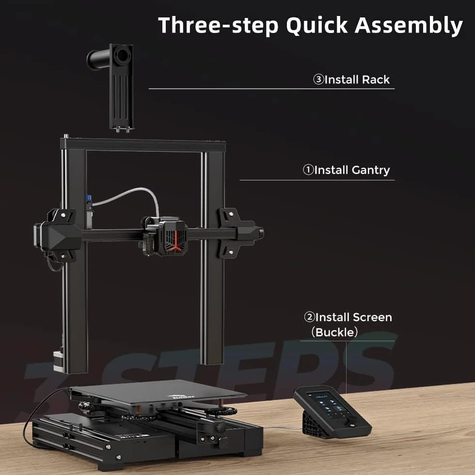 Creality Drukarka 3D Ender-3 V2 Neo, CR Touch, wytłaczarka metalowa, magnetyczna płyta PC