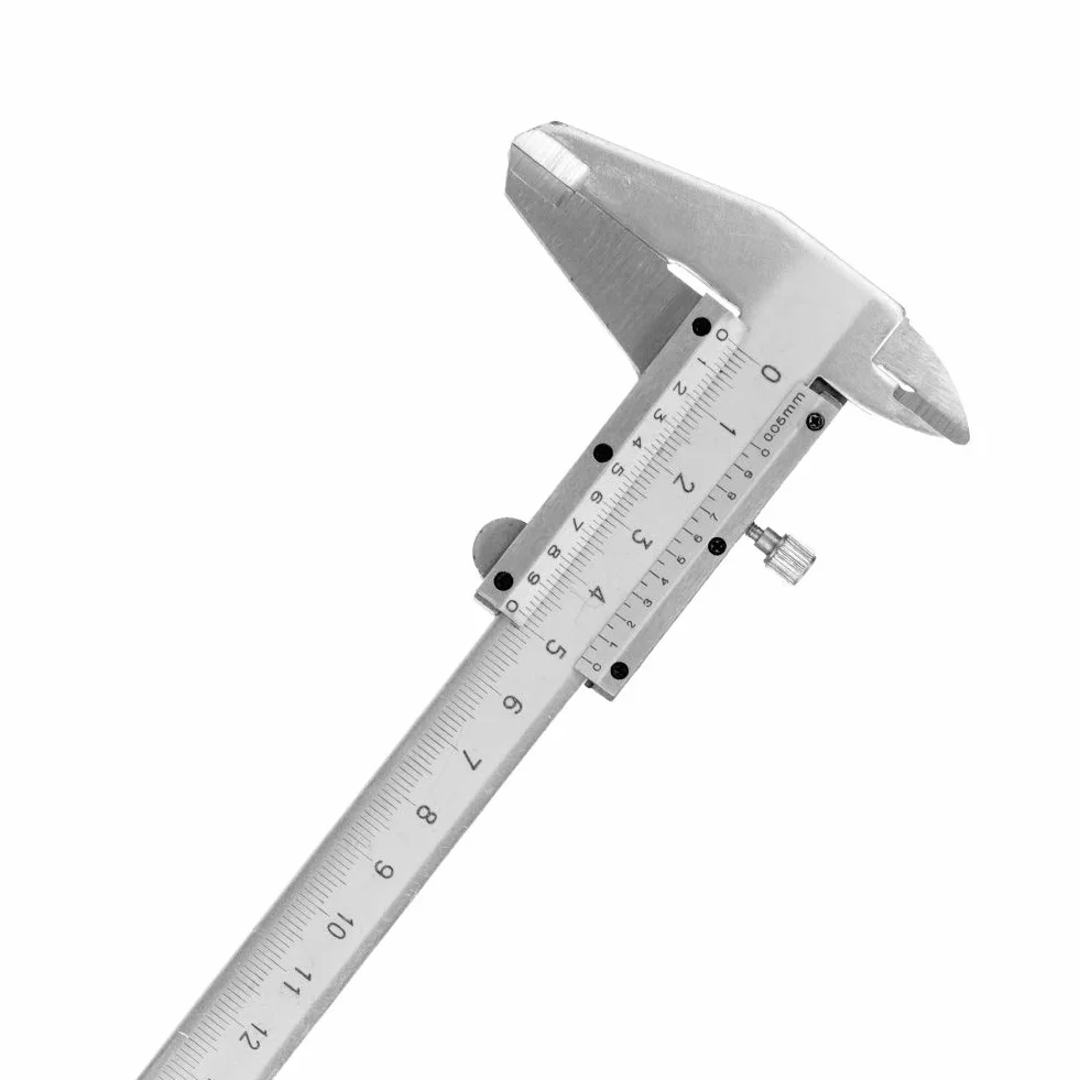 Suwmiarka nożna, 0-150 mm/0,02 mm wysoka dokładność stal węglowa metal kaliber zacisk mikrometr miernik narzędzie pomiarowe