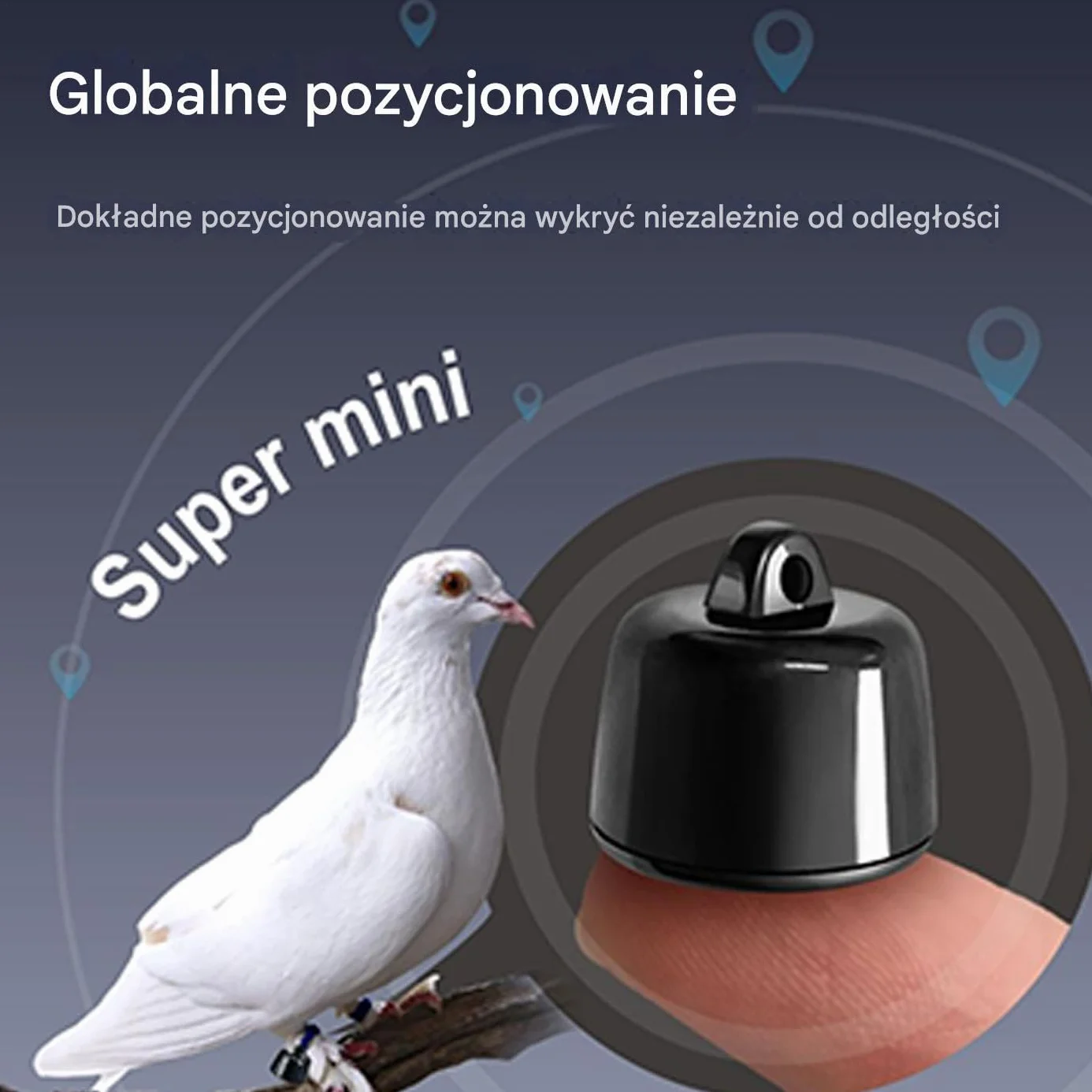Lokalizator GPS dla Psów - Przenośny Lokalizator dla Szczeniąt | Przenośny lokalizator z łatwą konfiguracją dla zwierząt i przedmiotów jak torba lub plecak