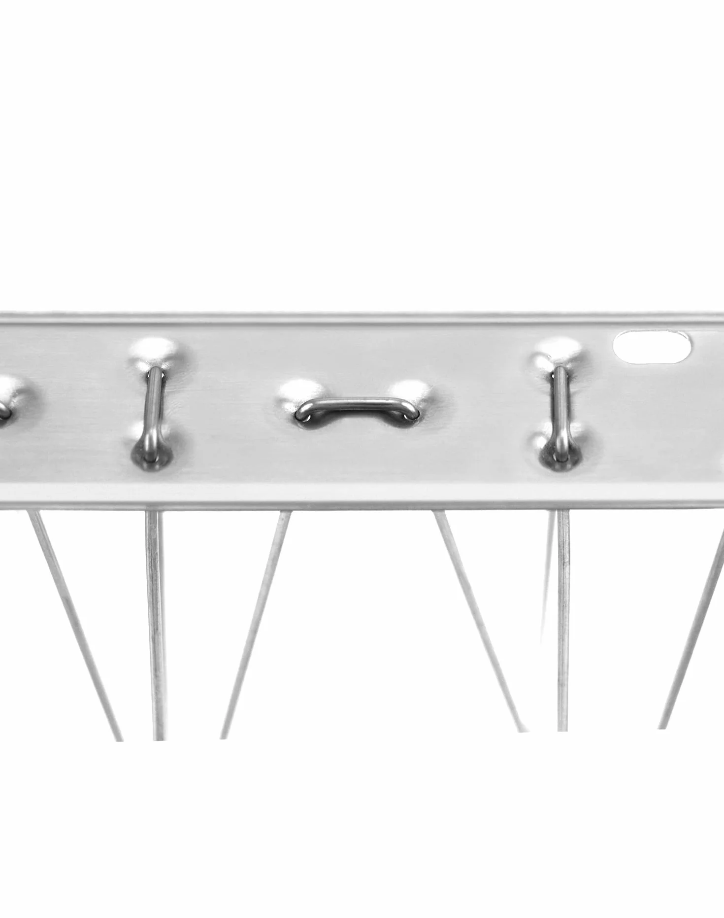 QWORK® 12 szt. x 25 cm kolce ze stali nierdzewnej odstraszające gołębie ochrona gołębi na balkon na dachu oranżerii, całkowita długość 3 metry