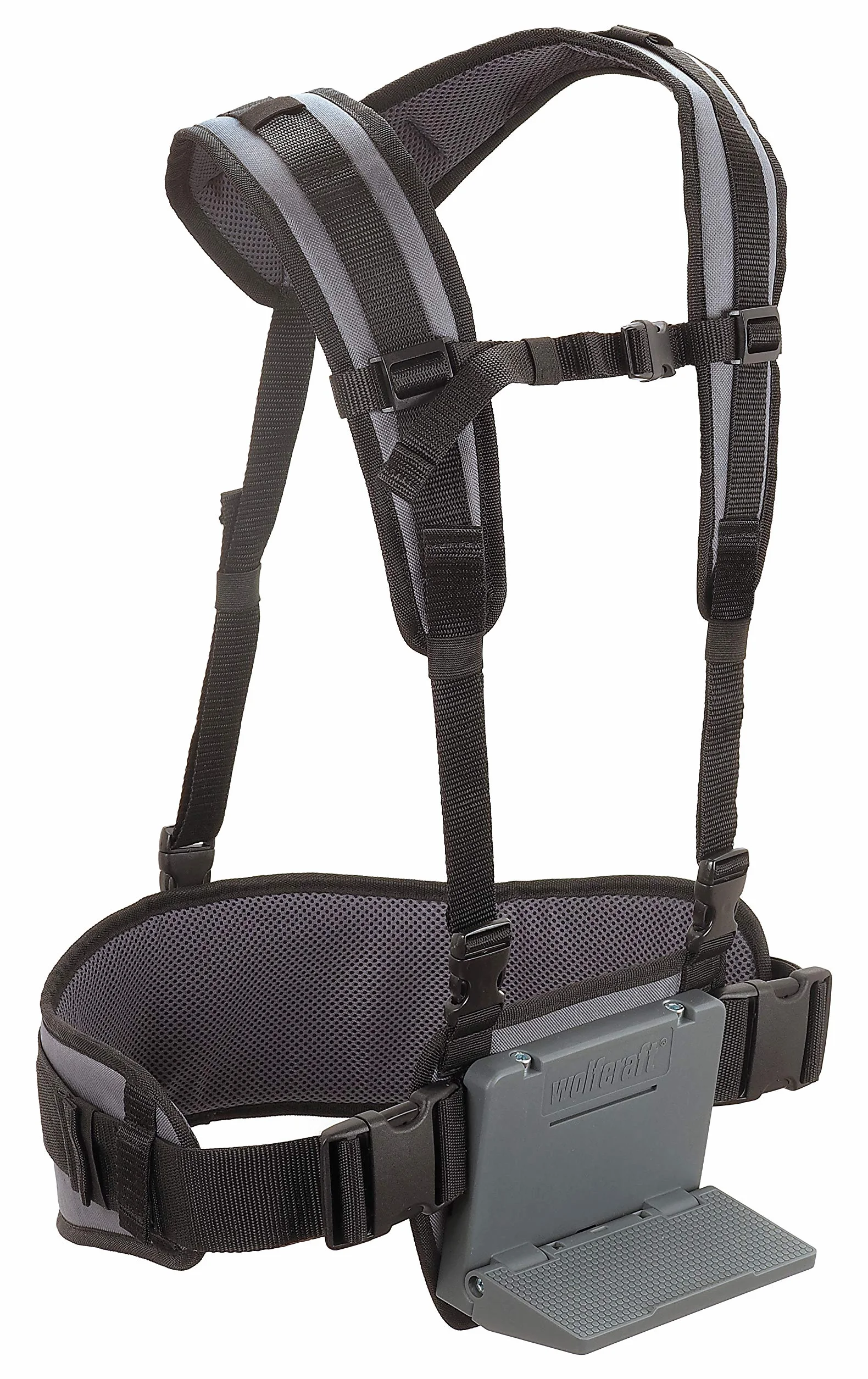wolfcraft Systemowy pas do przenoszenia ładunków I 5582000 I Pomocnik w trakcie przeprowadzek i w pracach codziennych