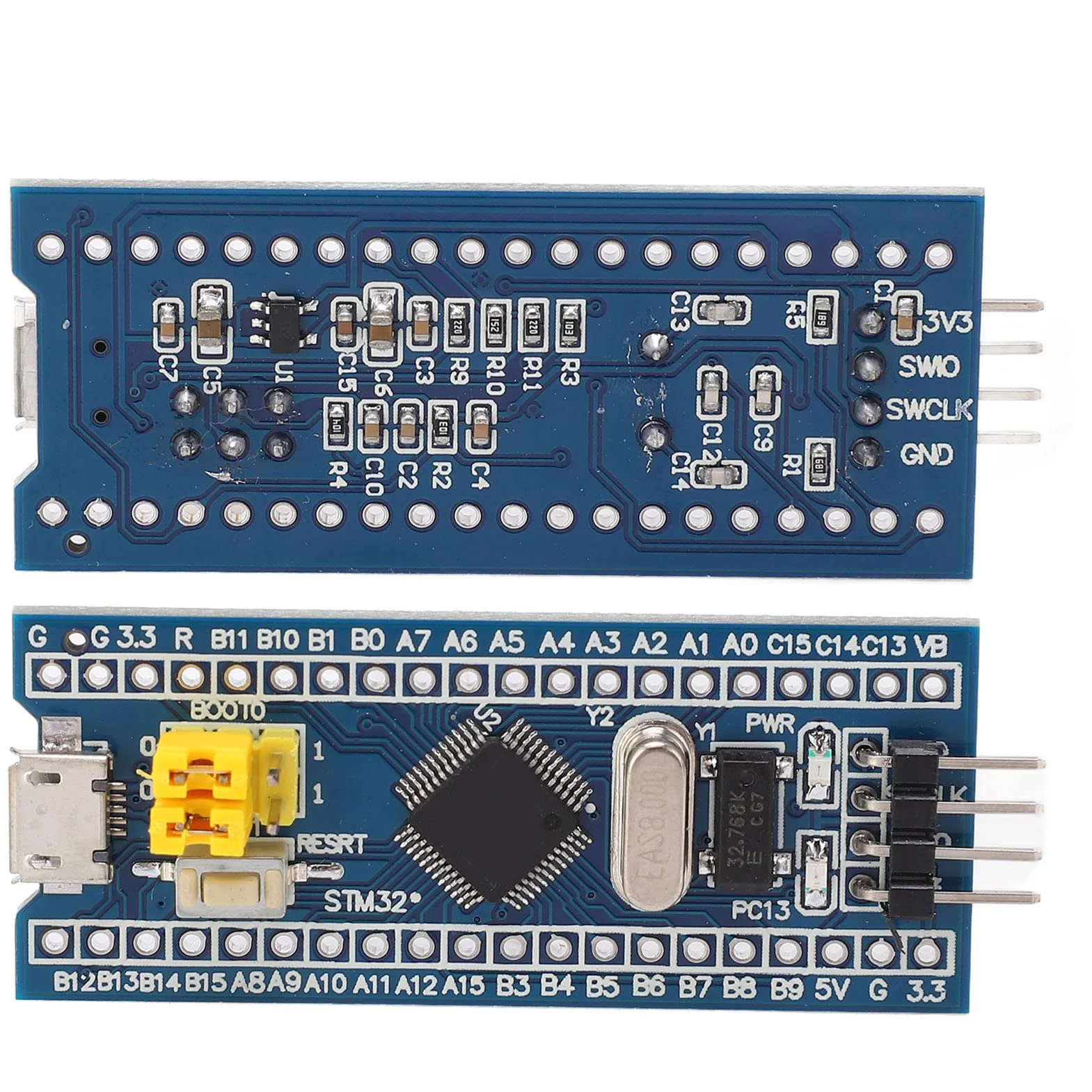 STM32F103C8T6 Minimalna Płyta Rozwojowa Systemu Moduł 40 Pin Micro USB