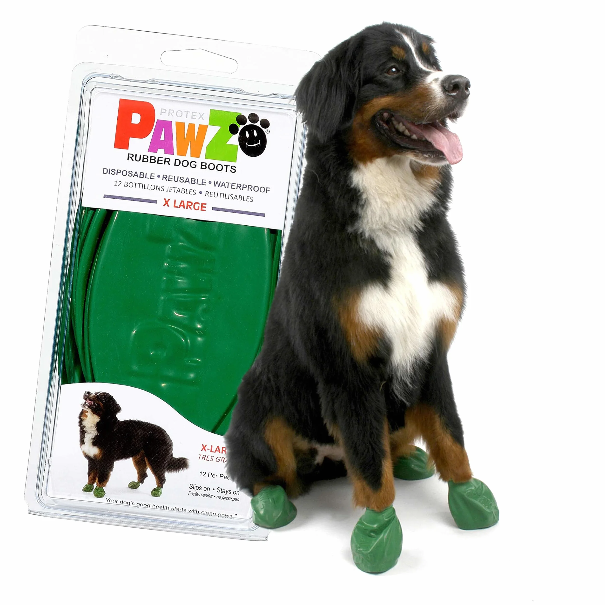 X Large PAWZ Trwałe buty dla psów na każdą pogodę (12 butów)