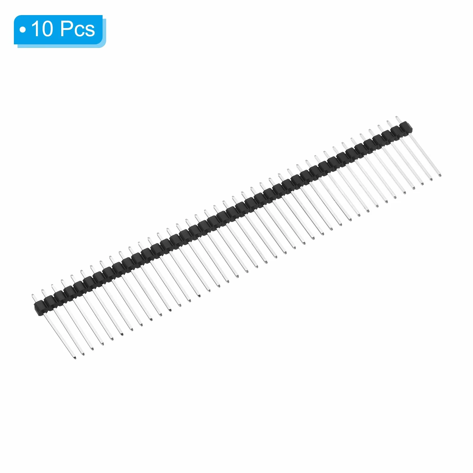 PATIKIL 10 szt. DIP Pin Header jednorzędowy 40P 26 mm miedziany do PCB