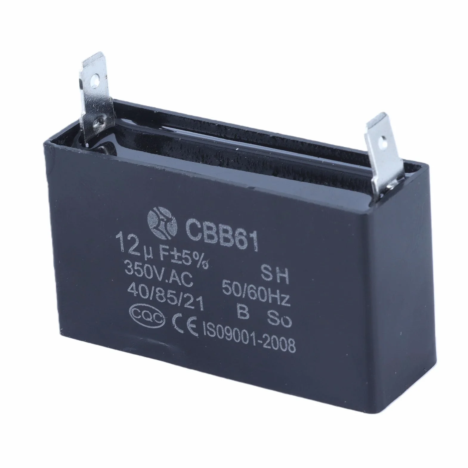 CBB61 Kondensator Generator Benzyny Rozruch Silnika Klimatyzacji Kondensator 350VAC 12UF z Otworem Montażowym