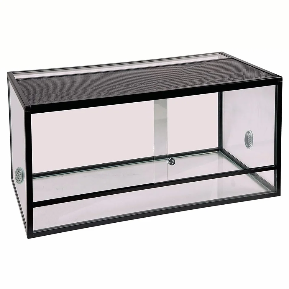 Reptiles Planet Elegance terrarium dla gadów/amfibii, aluminium, 100 x 45 x 50 cm, czarny