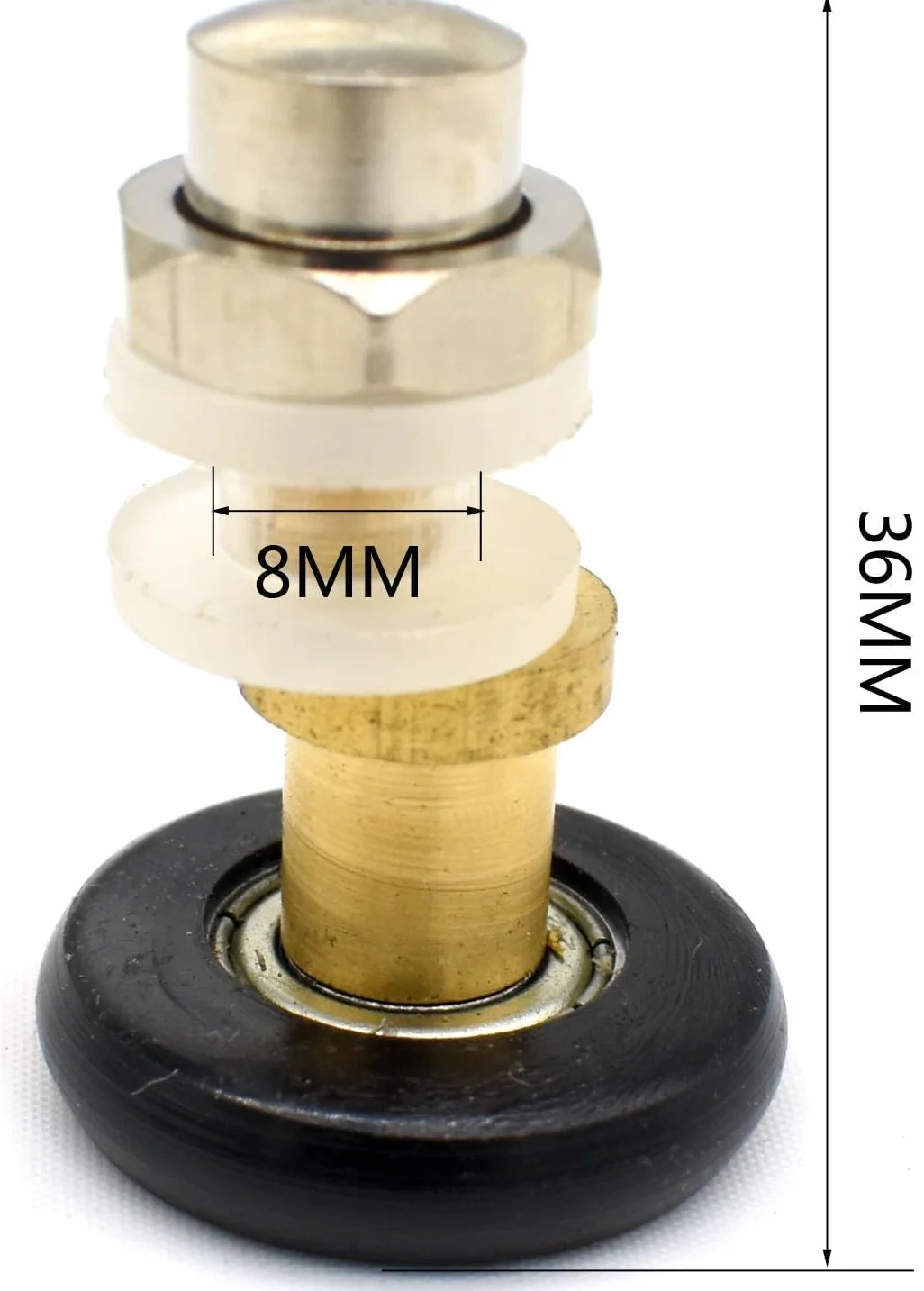 Rolki do drzwi prysznicowych 25 mm części zamienne